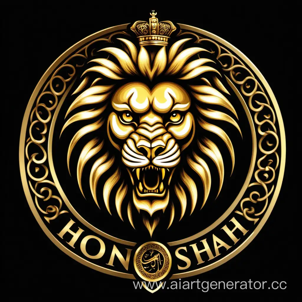 The ، Honshal ، logo is depicted with a lion with gold teeth