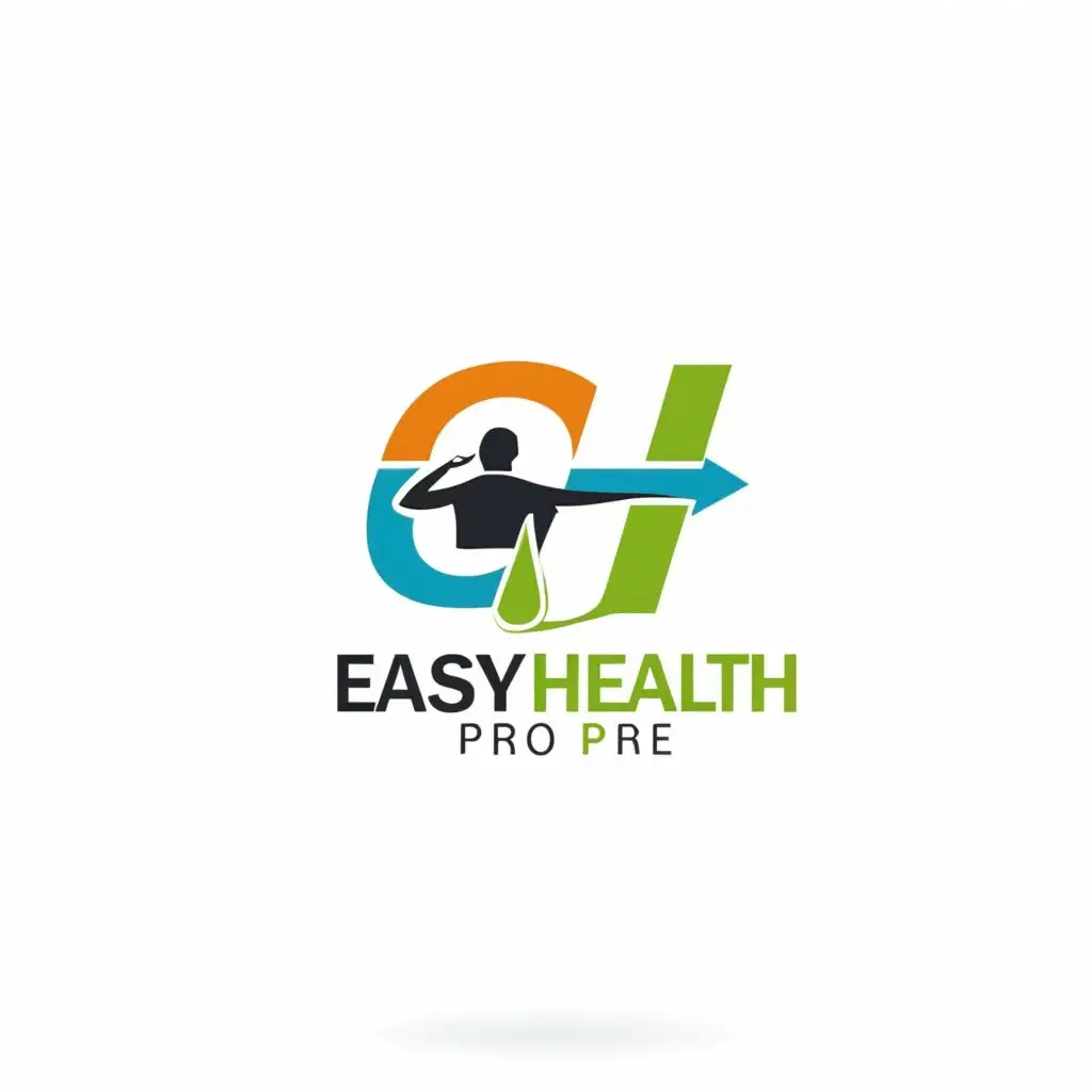 logo, IT company and medical, with the text "easy health pro", typography, be used in Technology industry