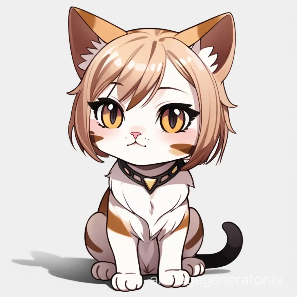 chibi cat female animal