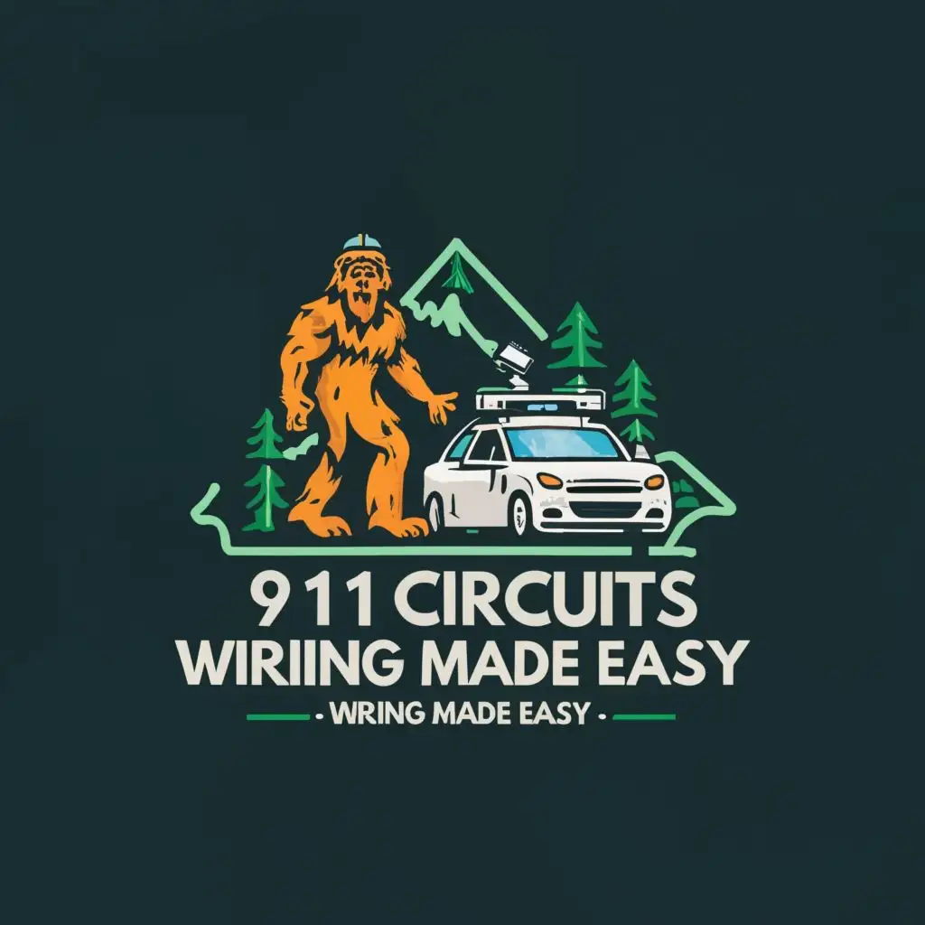 LOGO-Design-For-911-Circuits-Innovative-Technology-Fusion-with-Oregonian-Flair