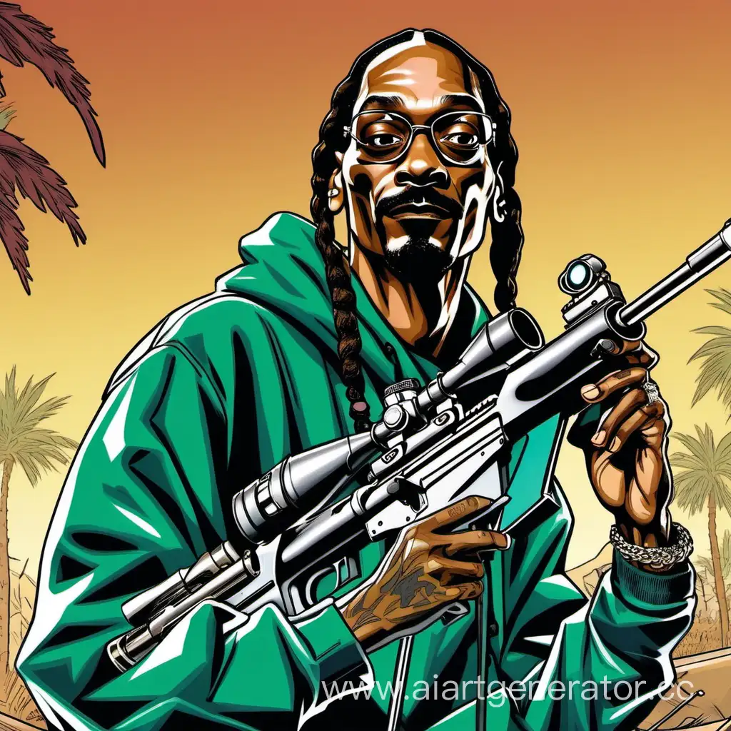 Snoop-Dogg-Cartoon-Character-CloseUp-with-Sniper-Scope