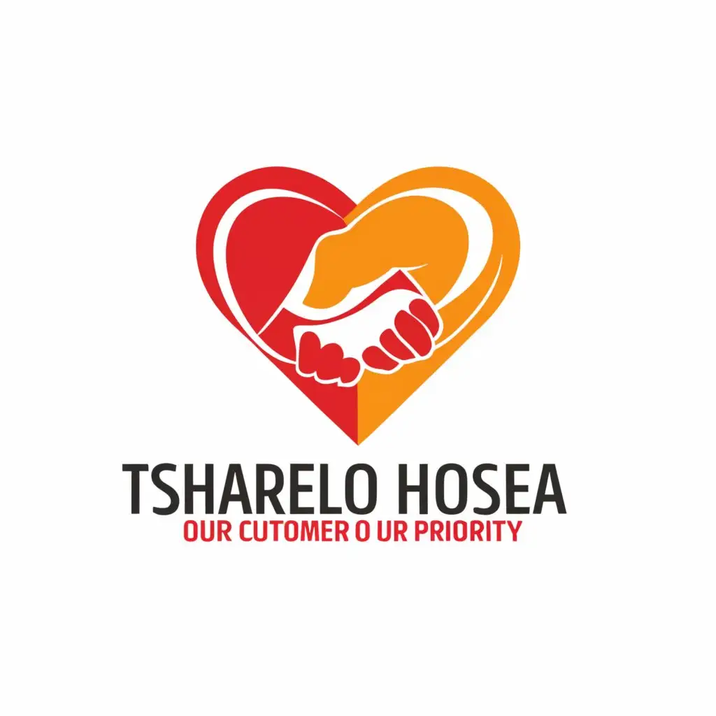 a logo design,with the text "tsharelo hosea trading", main symbol:our costumers our priority,Moderate,be used in Retail industry,clear background