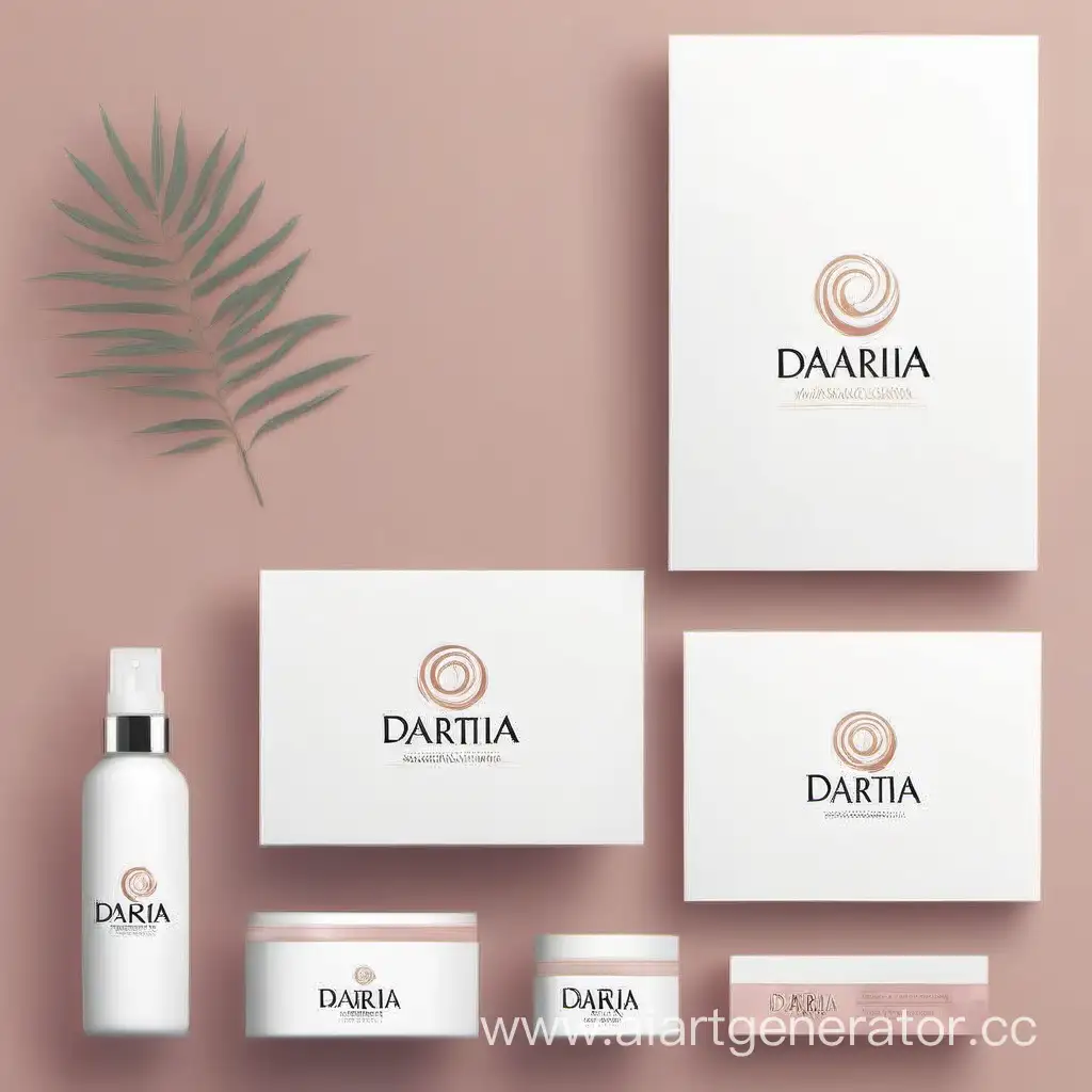 создай логотип компании по уходовым средствам "Daria"
