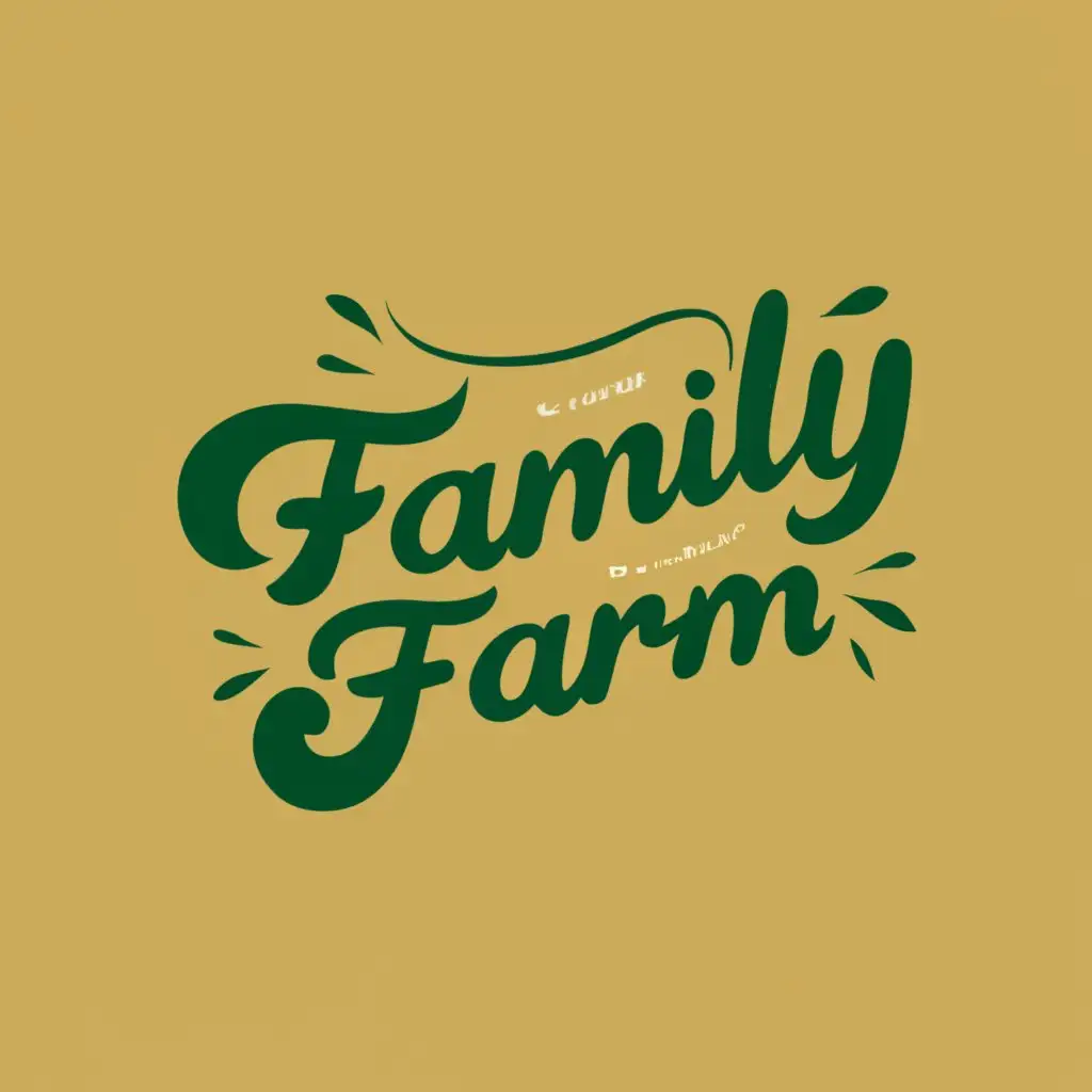 LOGO Design For Family Farm Vibrant Vegetable Palette with Inviting ...