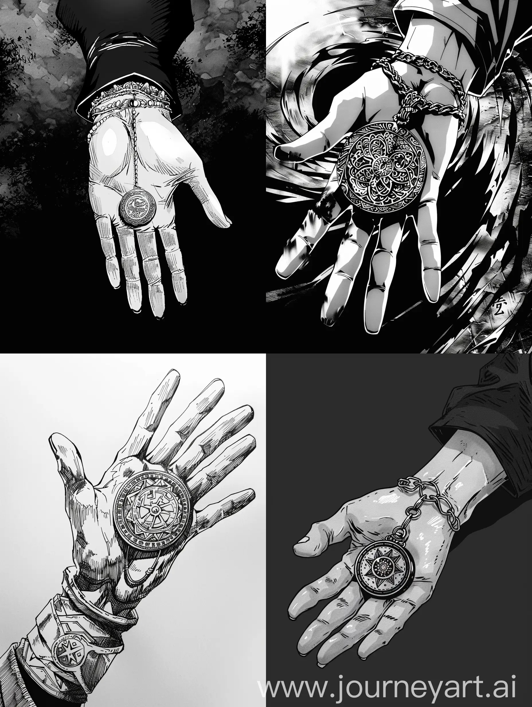 Manga-Style-Hand-Holding-Amulet-Artwork