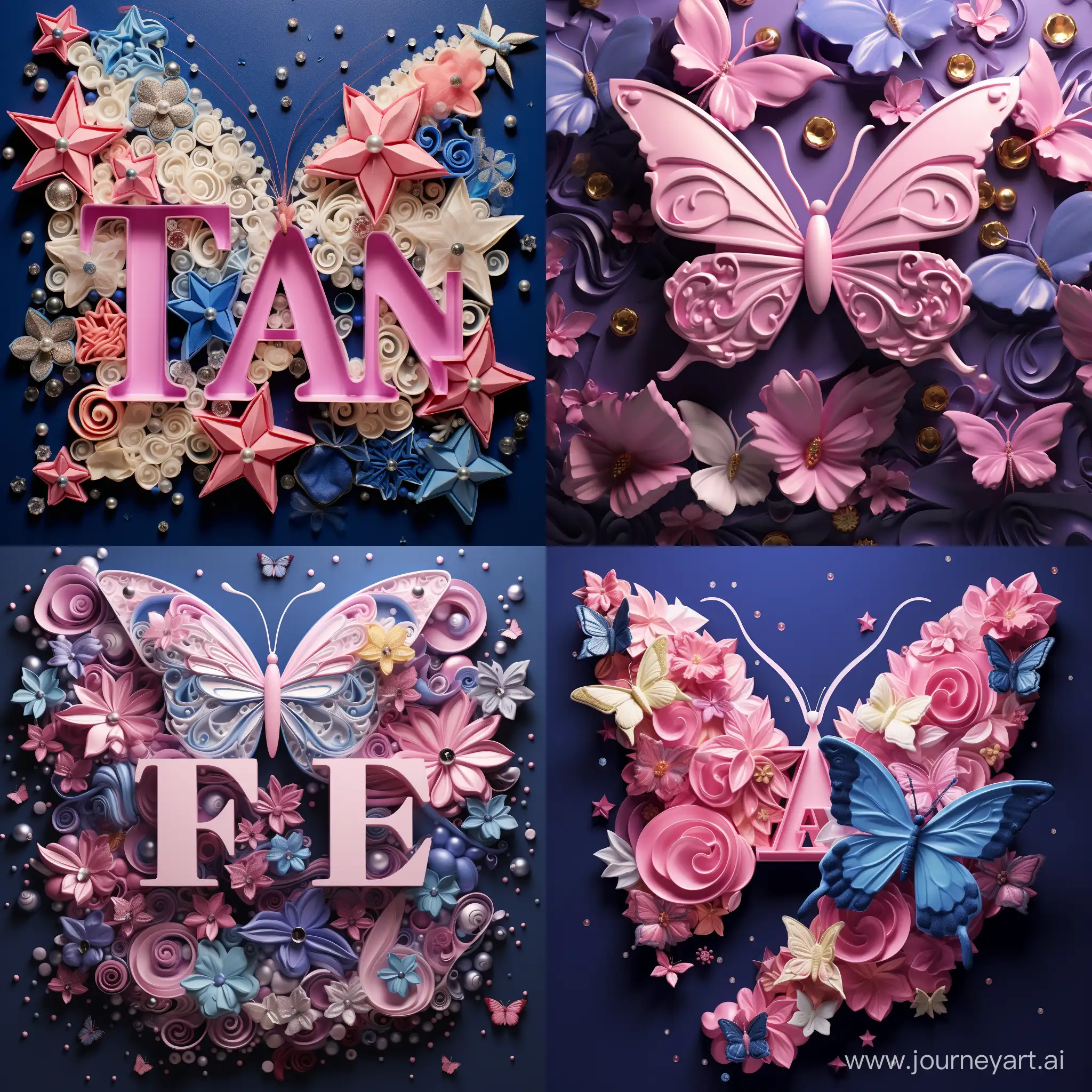 Enchanting-3D-Animation-Faten-Name-on-Pink-Blue-and-Fuchsia-Stones-with-Butterflies-Pearls-and-Stars