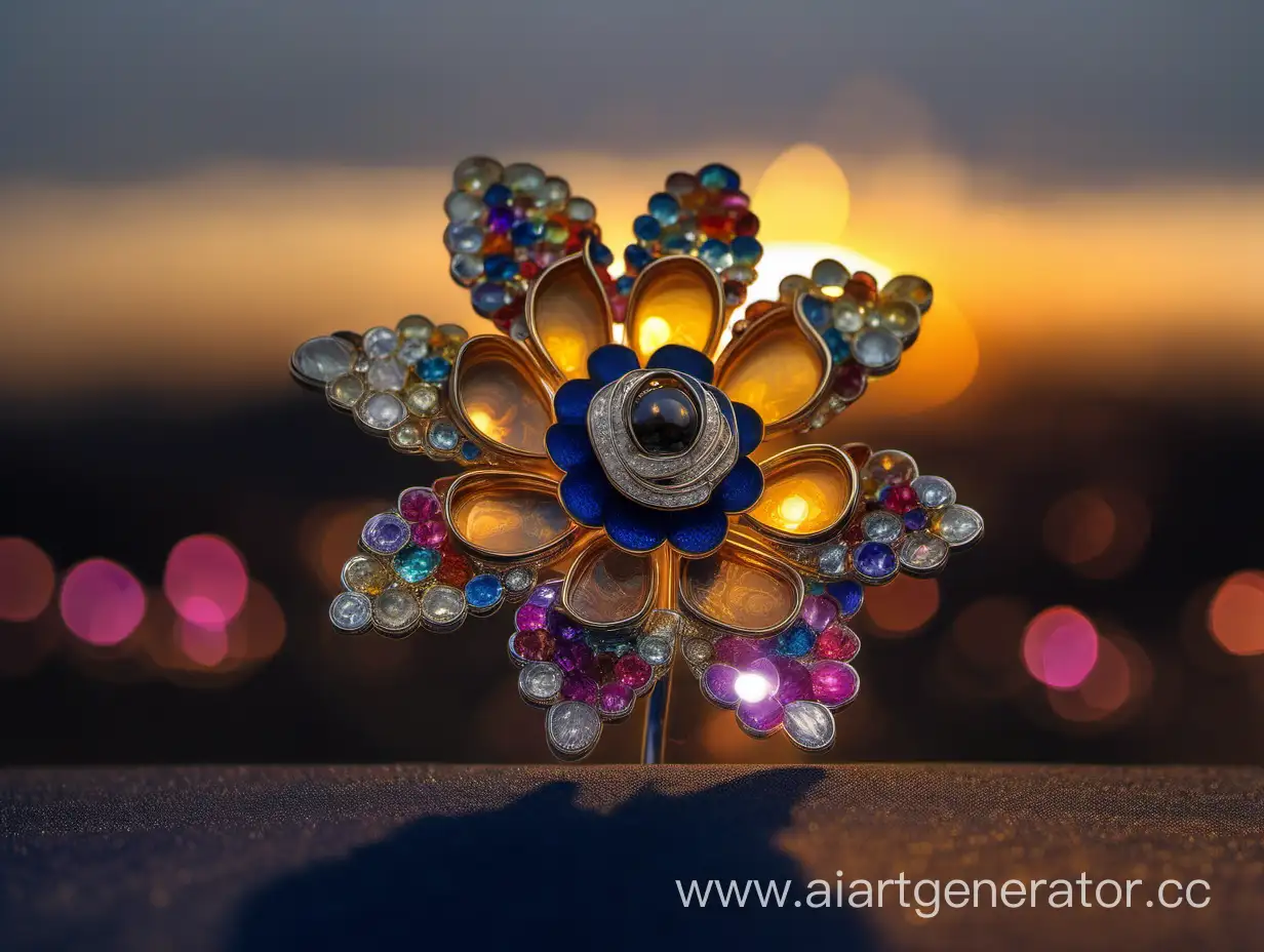 Jeweled-Flower-Blossoming-in-Dawns-Light