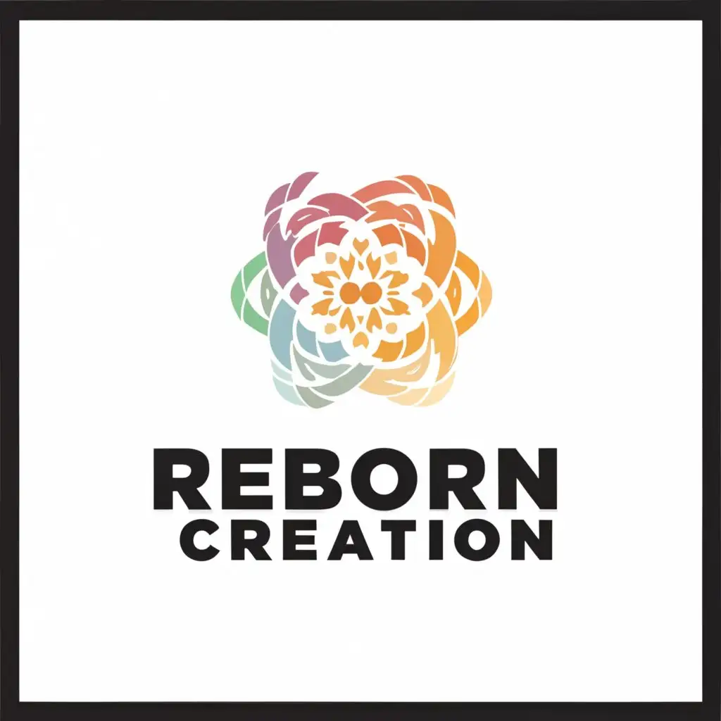 LOGO-Design-For-Reborn-Creation-Modern-Woke-Symbol-on-Clean-Background