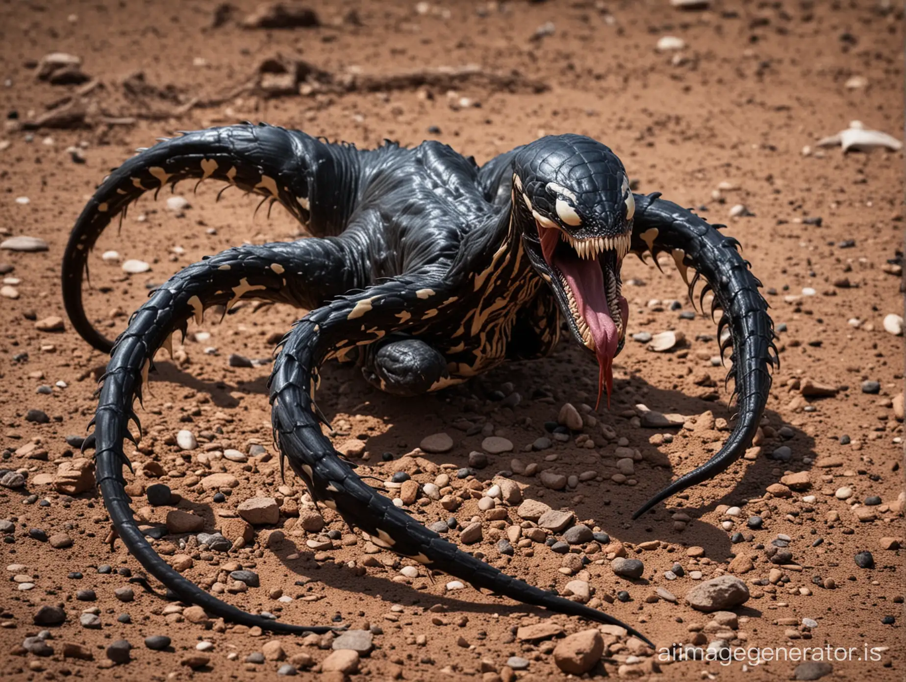 A very mysterious creatures living in earth like Venom 