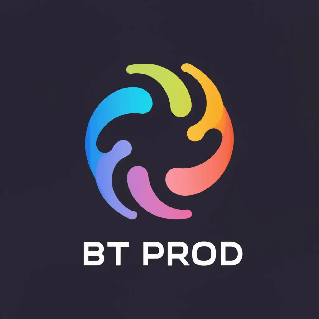 a logo design,with the text "BT PROD", main symbol:Design,Moderate,be used in Internet industry,clear background