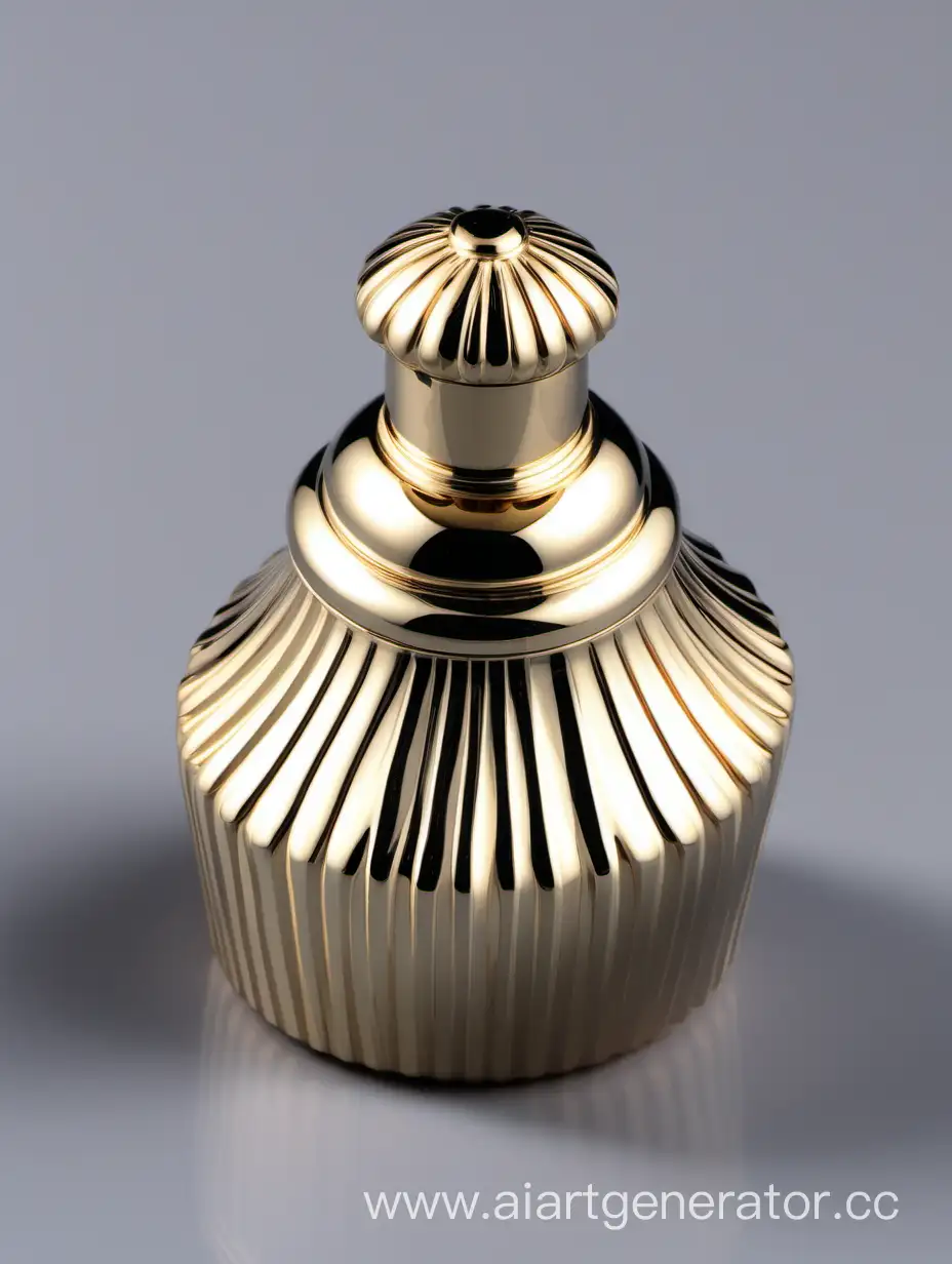 Elegant-Zamac-Perfume-Ornamental-Long-Cap-with-LINES-Metallizing-Finish