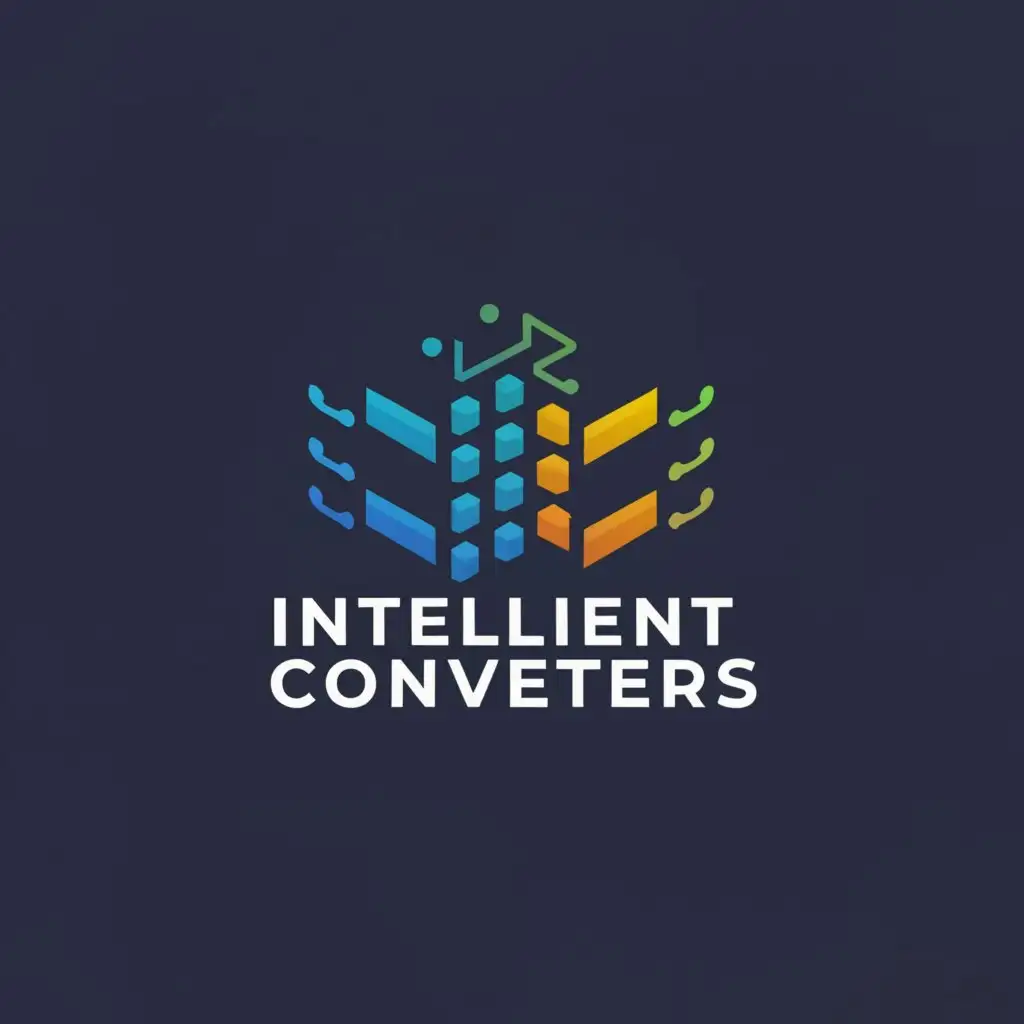a logo design,with the text "Intelligent Converters", main symbol:database migration,Moderate,clear background