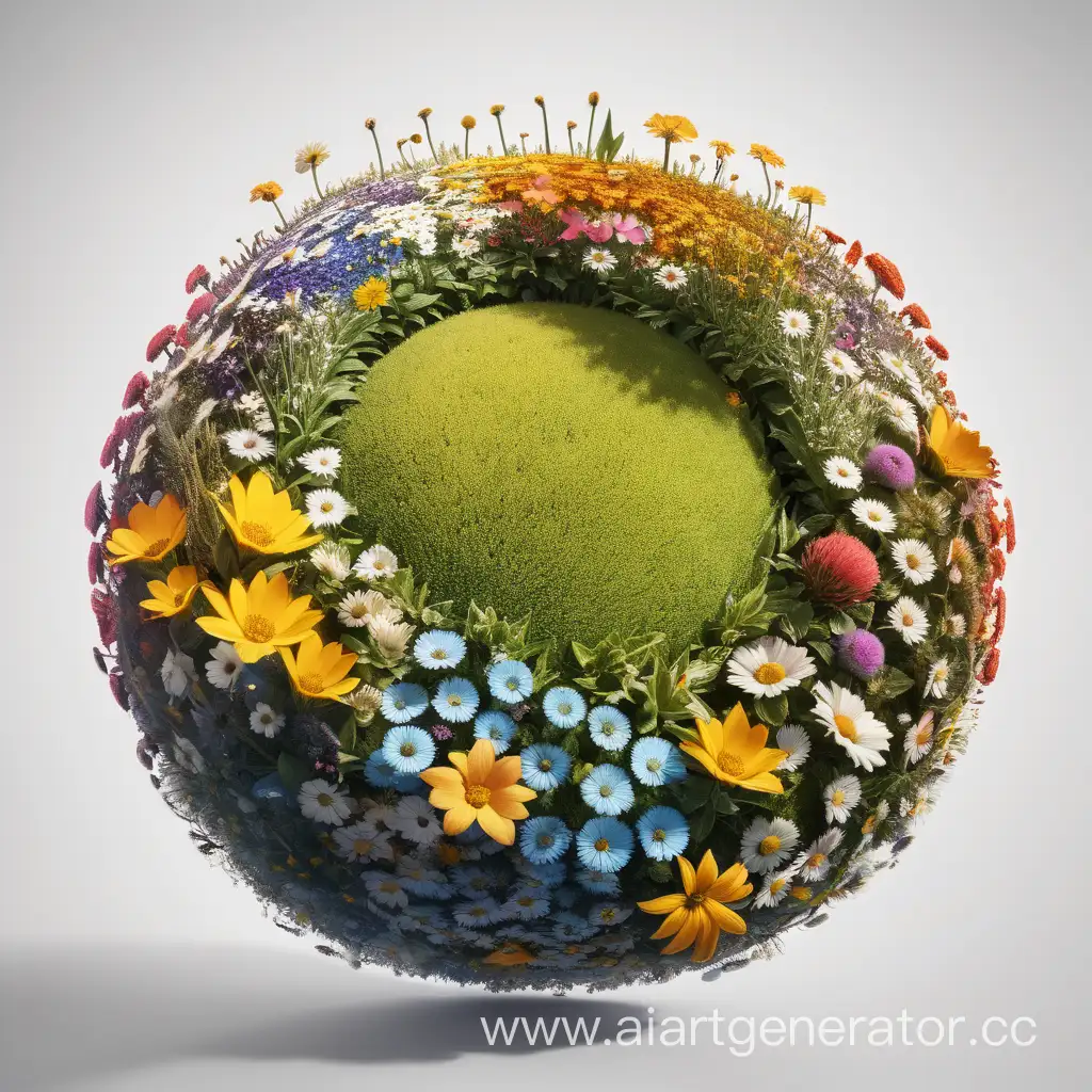 Circular-Garden-Blooming-with-Colorful-Flowers