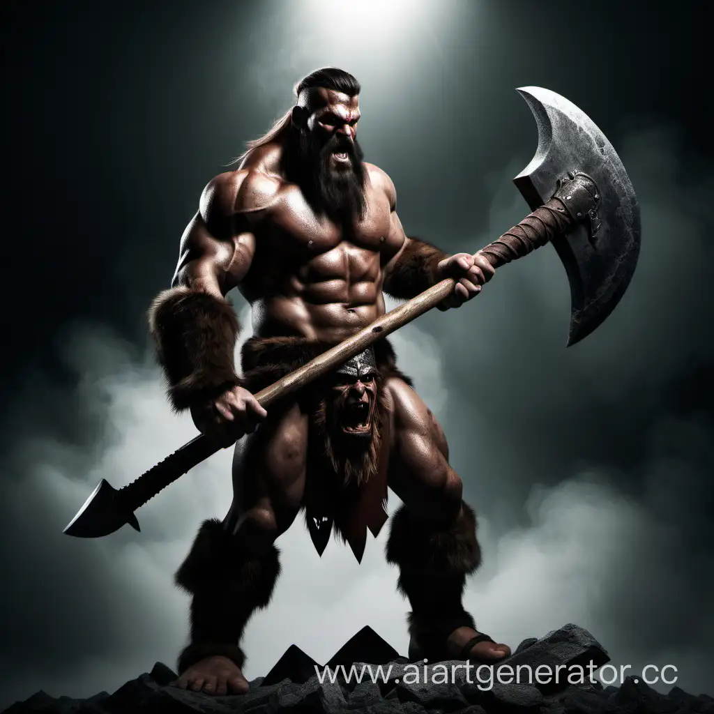 Mighty-Barbarian-Warrior-Wielding-Axe-in-High-Resolution