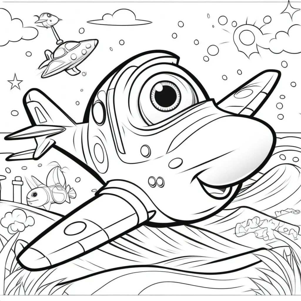 Cartoon Coloring Book Cover for Toddlers Vibrant Fun for Ages 26