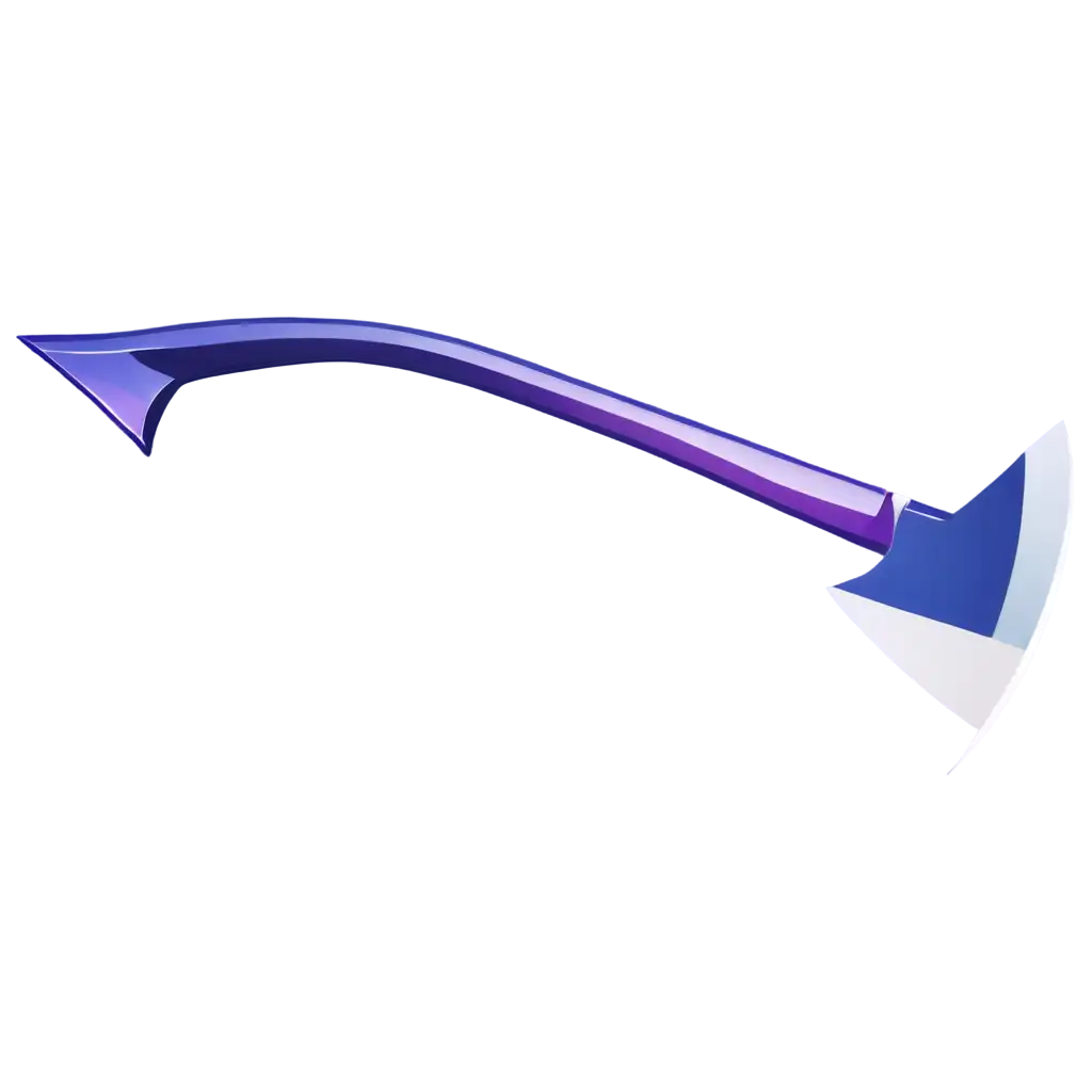 BlueViolet-Pickaxe-PNG-A-Vectorized-Masterpiece-for-Creative-Projects