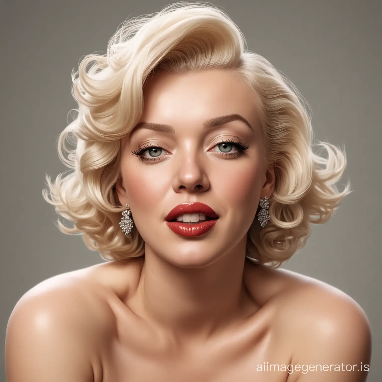 Marilyn-Monroe-Realistic-Portrait-Artwork-in-Monochrome