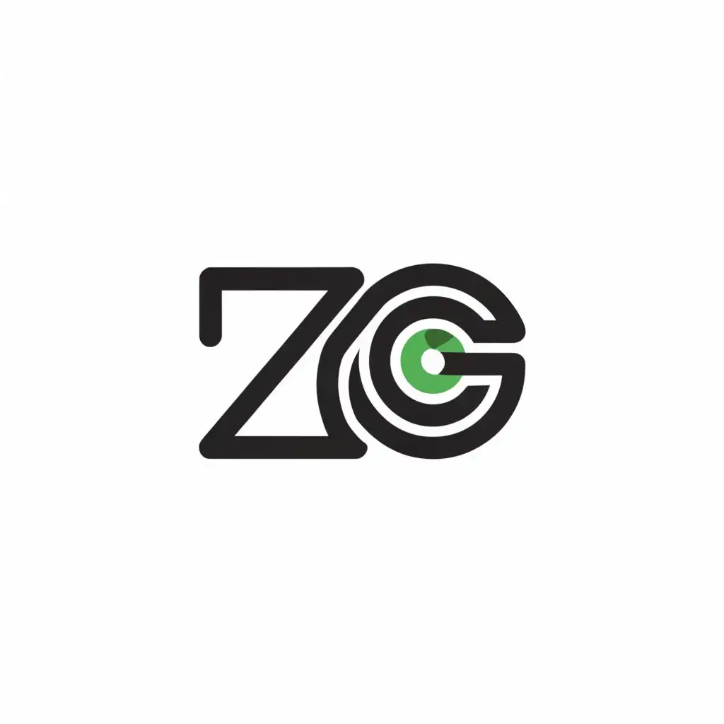 a logo design,with the text "ZG", main symbol:seeds,Moderate,be used in Technology industry,clear background