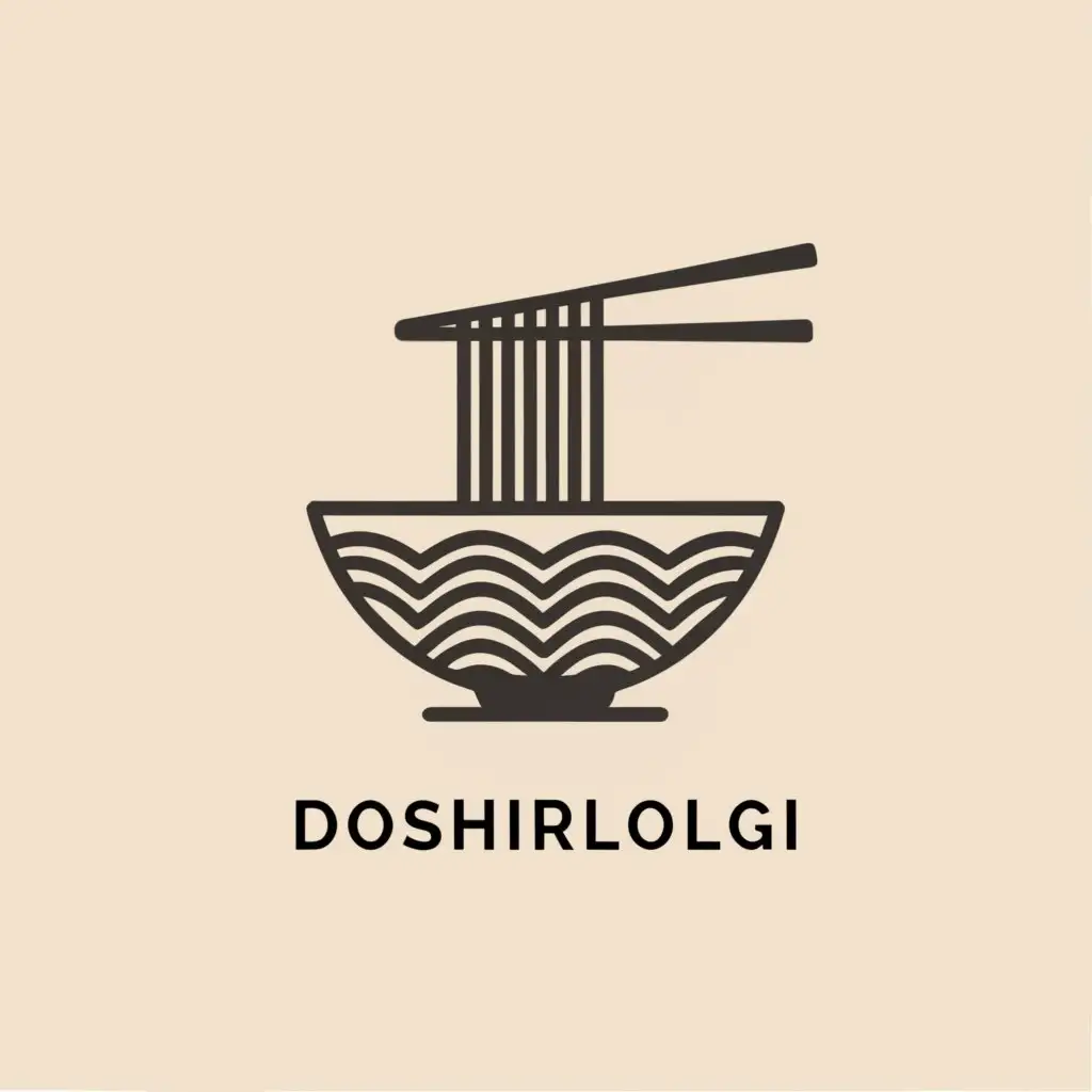 a logo design,with the text "Doshirologi", main symbol:ramen noodle,complex,be used in Restaurant industry,clear background