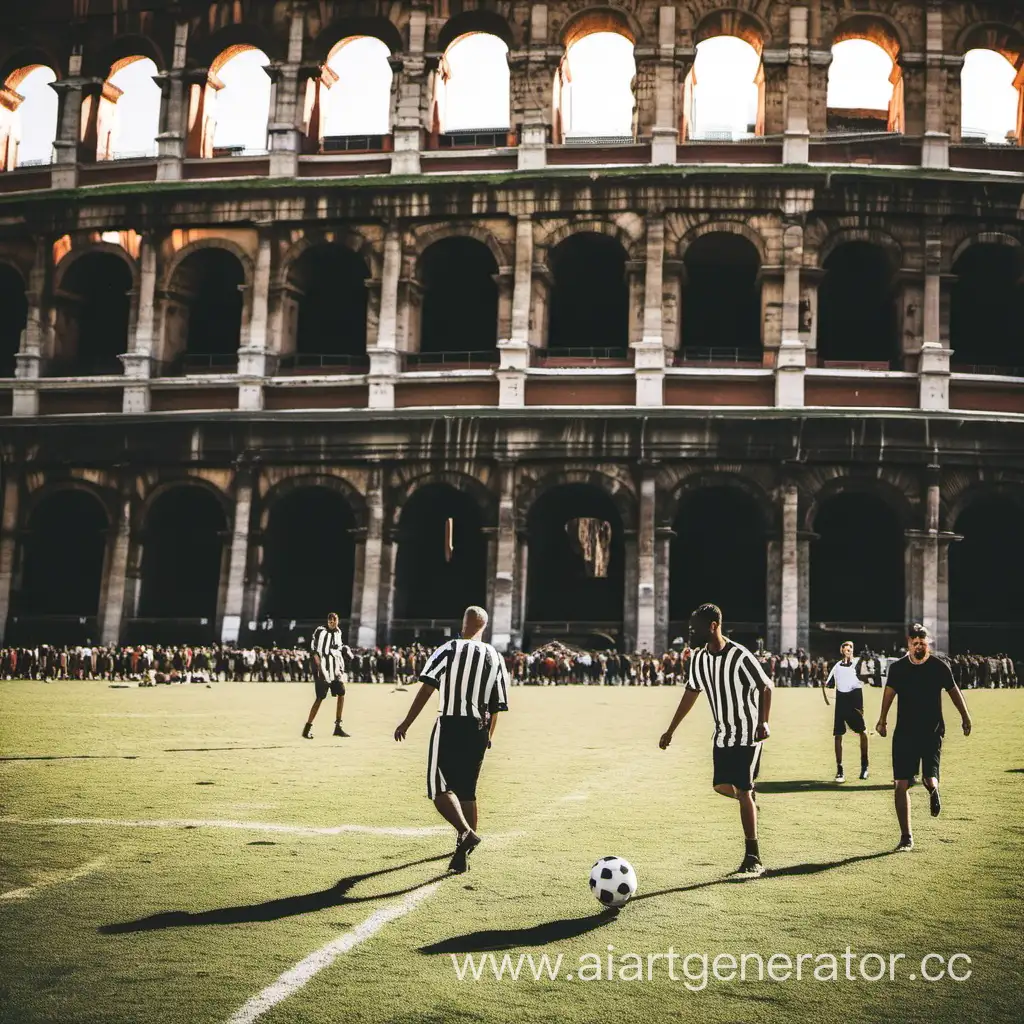 Thrilling-Football-Match-in-the-Iconic-Colosseum-Arena