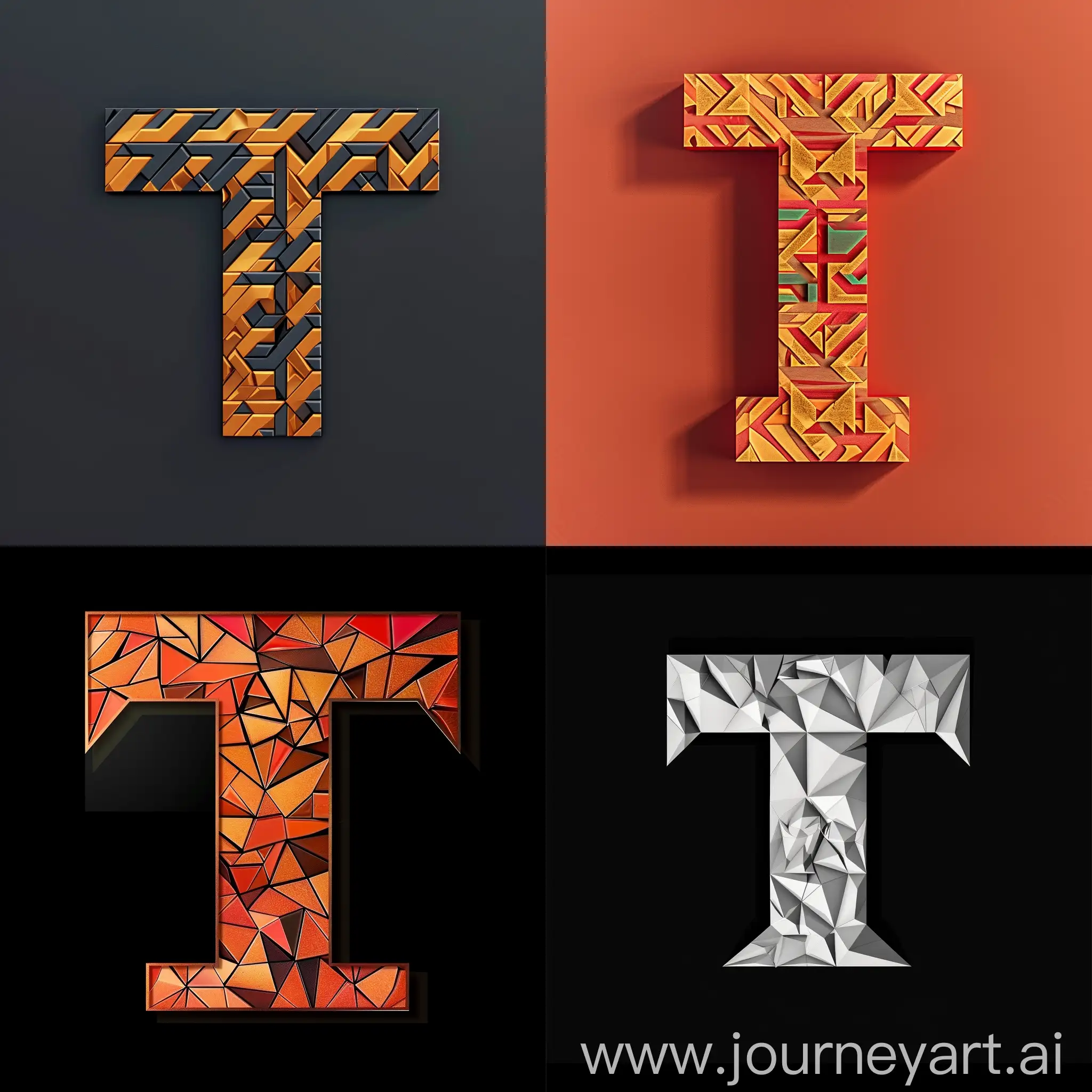 ThreeDimensional-Cuisine-Logo-with-T-Pattern-Creative-Design