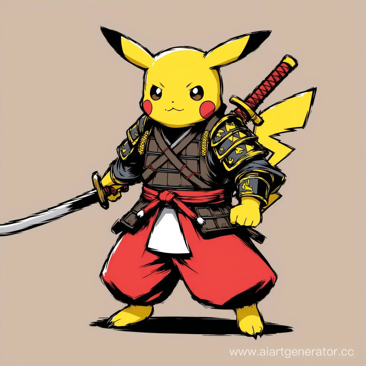 Electric-Samurai-Pikachu-Ready-for-Battle