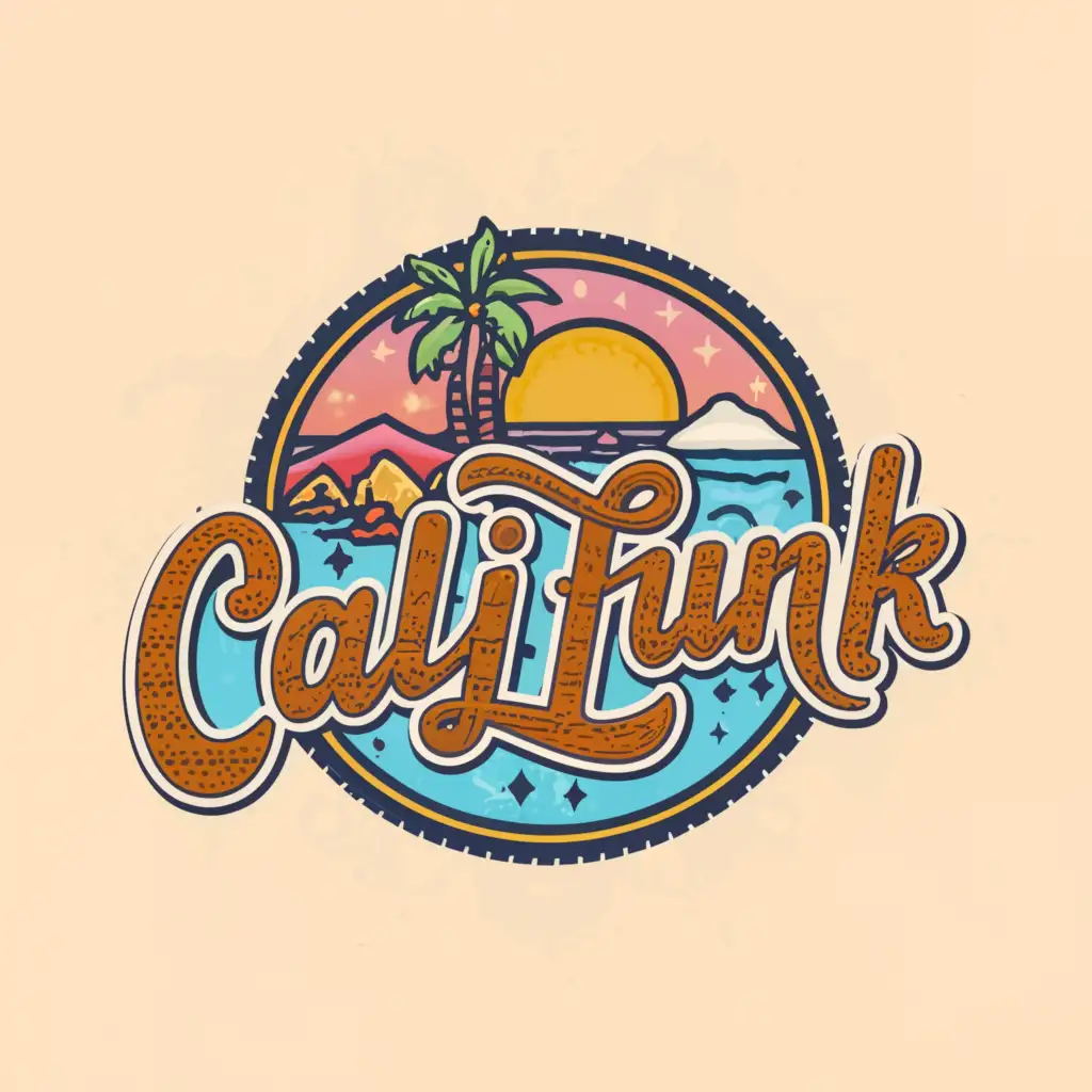a logo design,with the text "CaliFunk", main symbol:California,complex,be used in Retail industry,clear background