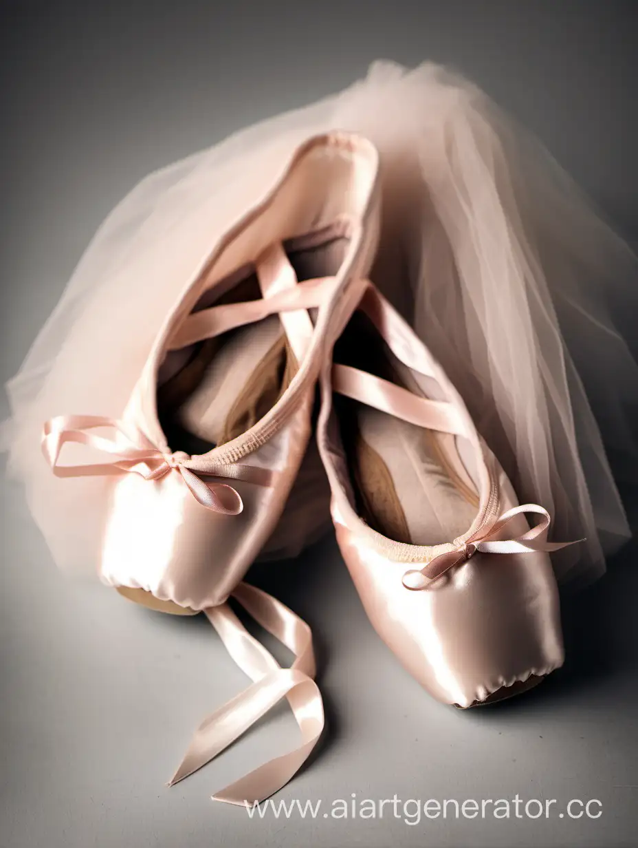 Elegant-Ballet-Pointe-Shoes-in-Graceful-Pose