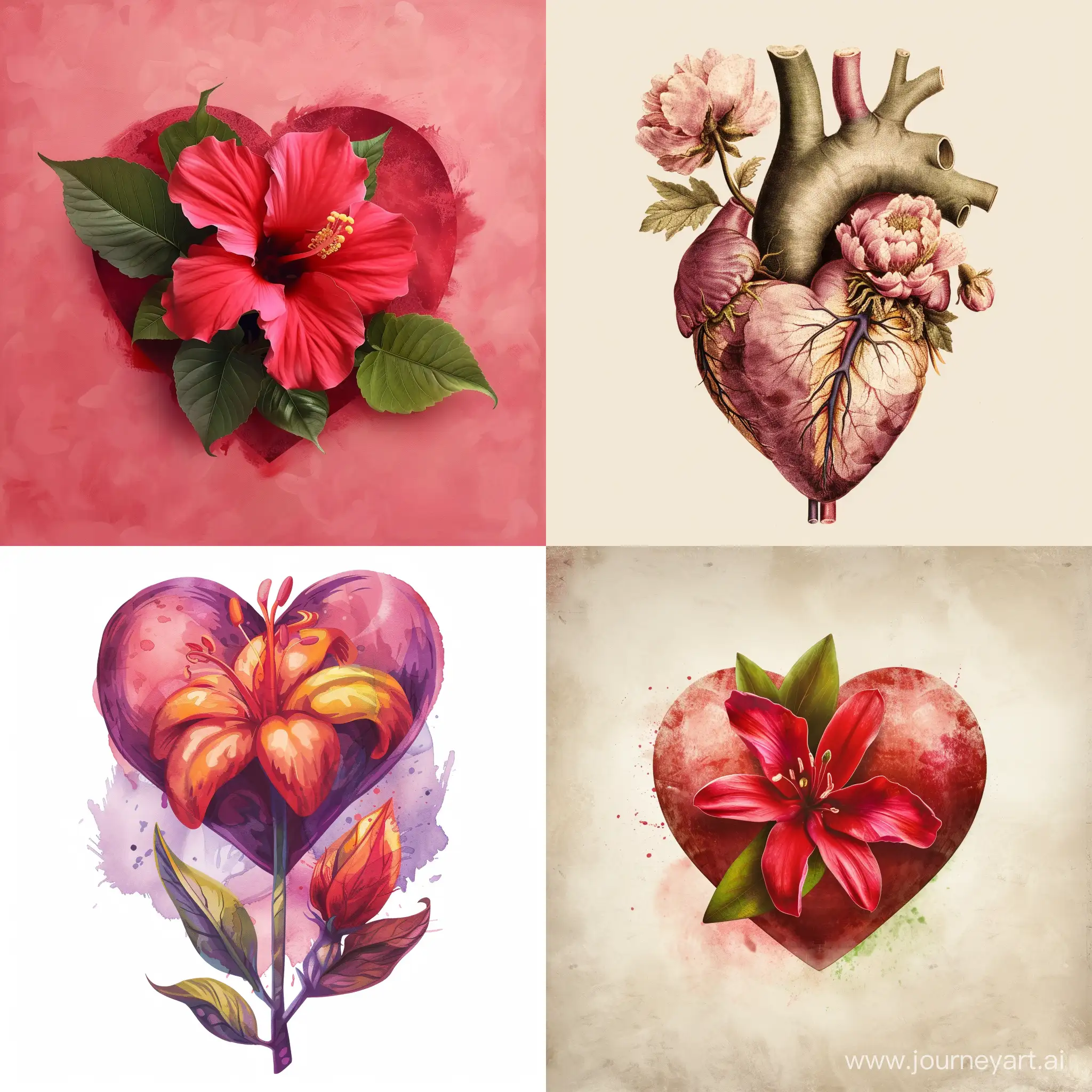 Romantic-HeartShaped-Flower-Arrangement