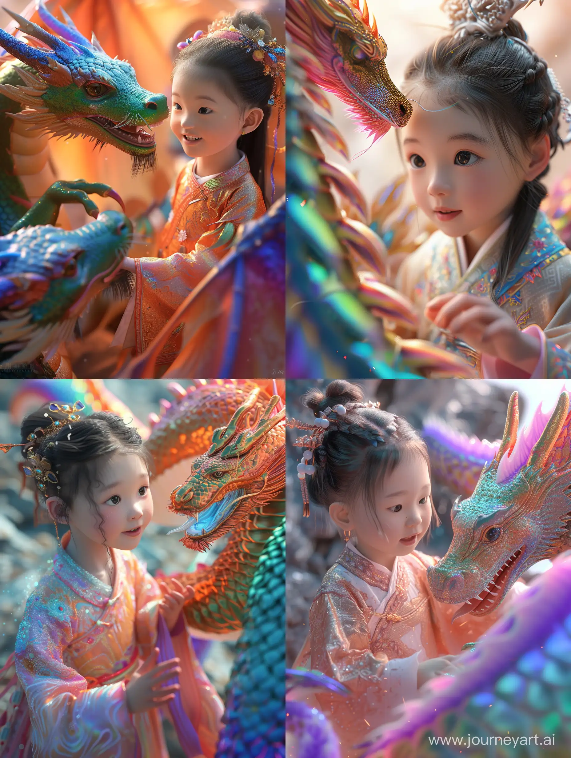 Joyful-Chinese-Girl-in-Hanfu-with-Rainbow-Dragon-Enchanting-Surrealism-in-8K-HDR