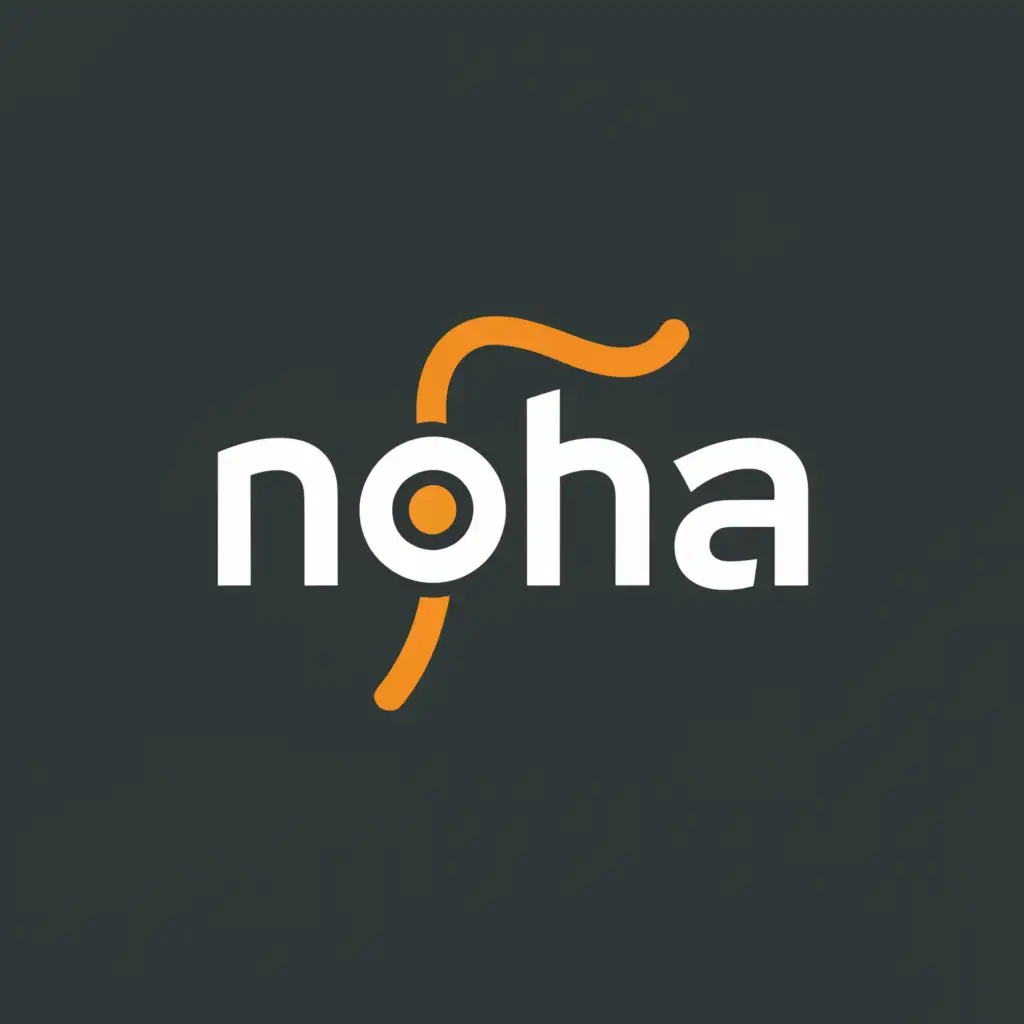 a logo design,with the text "noha", main symbol:noha,Moderate,be used in Finance industry,clear background