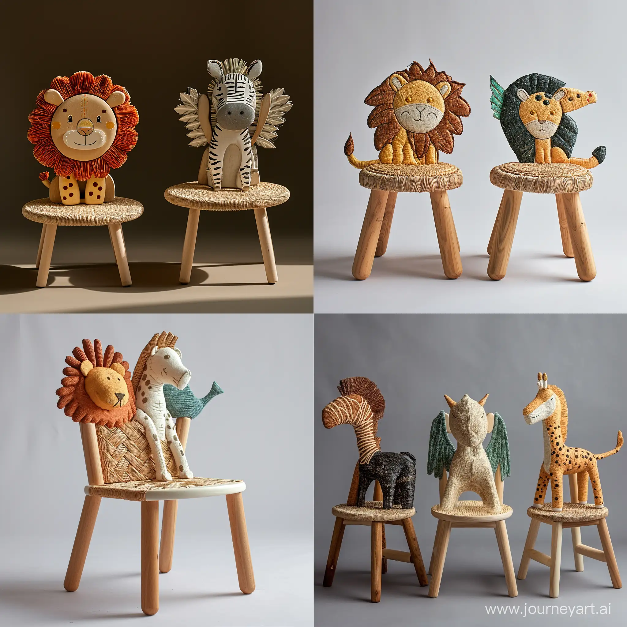 Cute-Safari-AnimalInspired-Kids-Chair-EcoFriendly-and-Educational