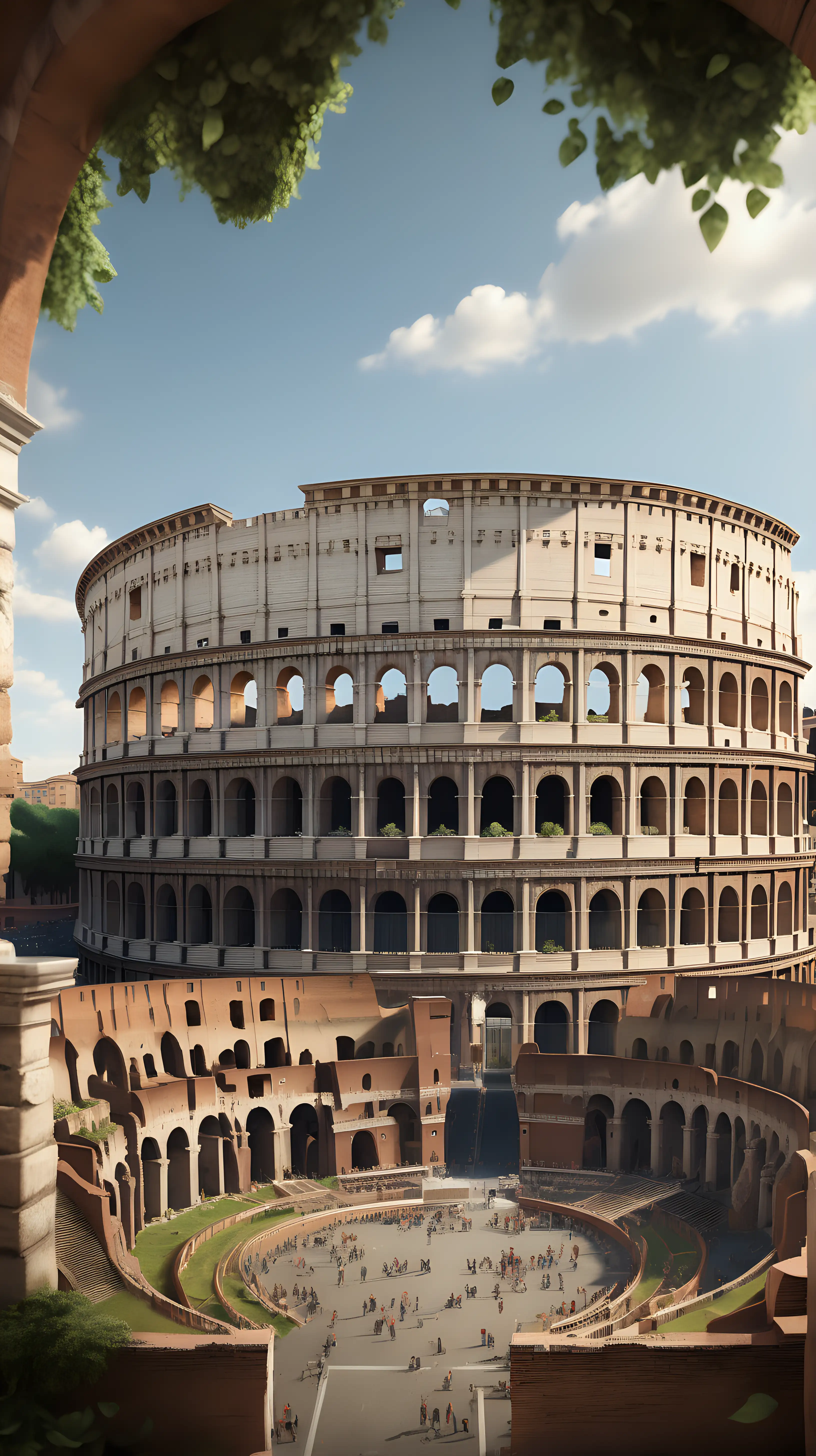 Iconic Colosseum in Rome Capturing Historical Grandeur with HighQuality Imagery