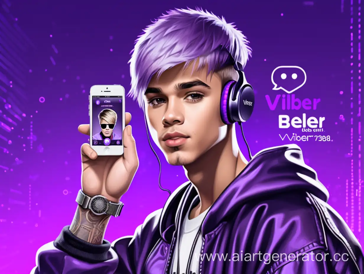 Cyber-Bieber-Viber-Call-Futuristic-Digital-Interaction