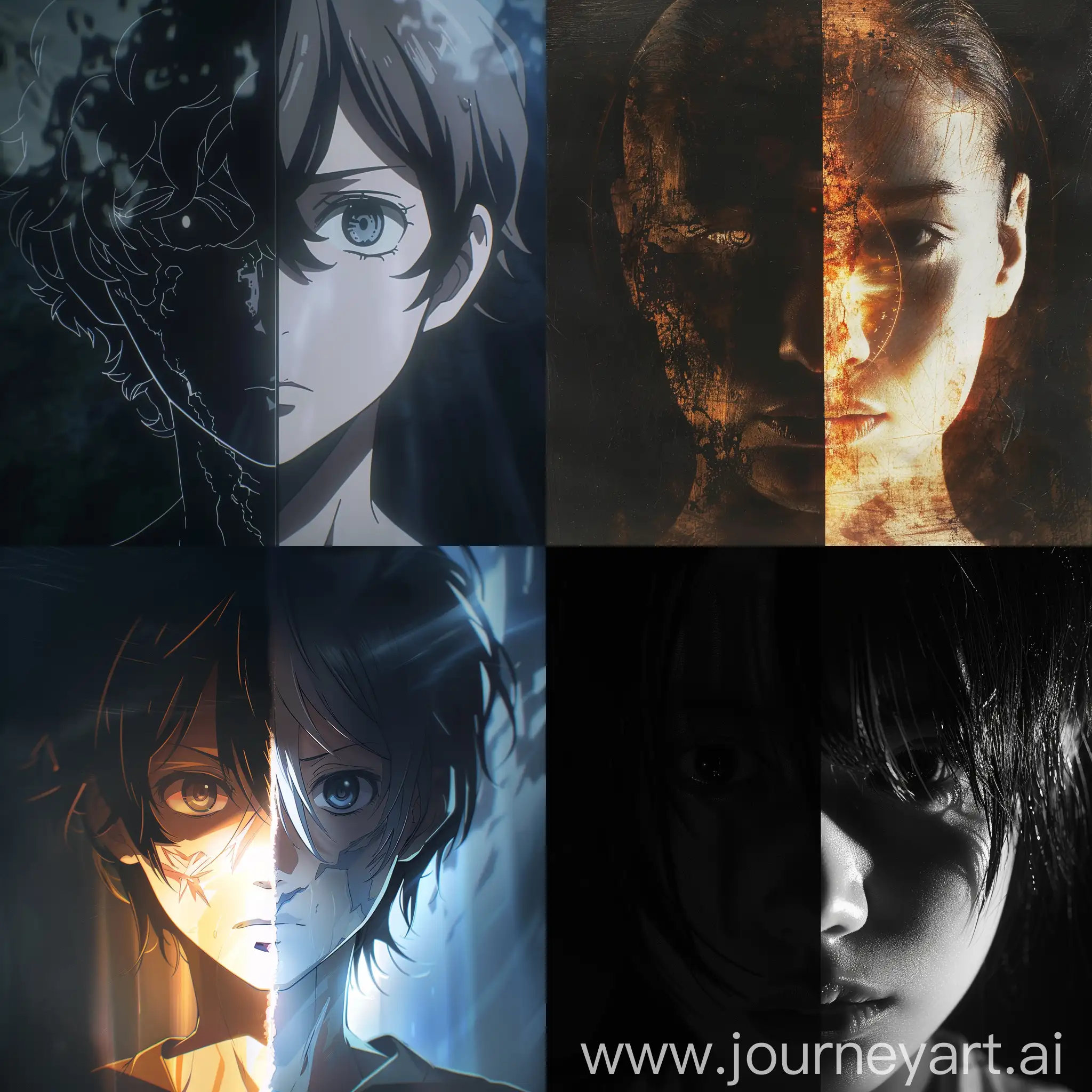 Mystical-Anime-Portrait-Half-Shadow-Half-Light