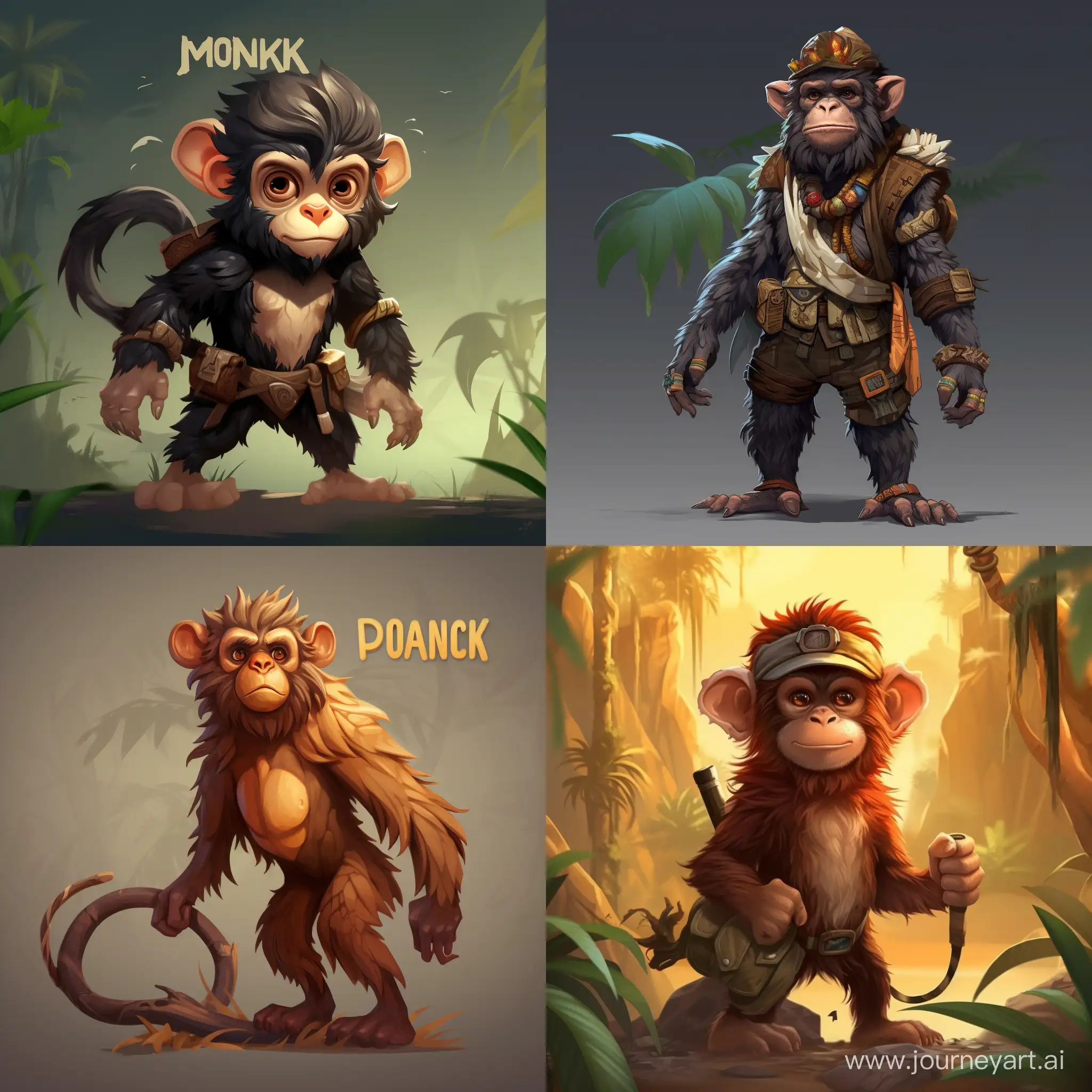 animal monkey personage from the game Jogo Do Bicho 