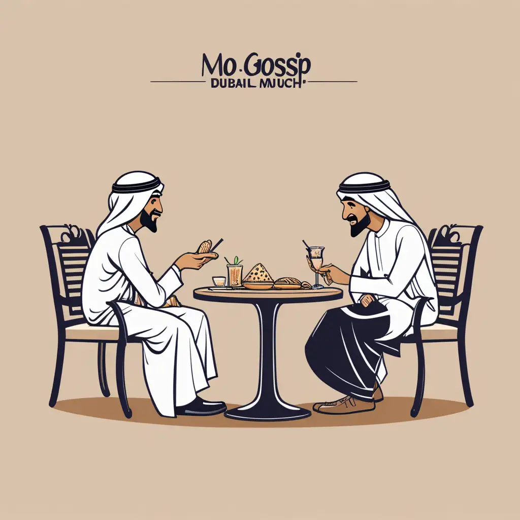 Emirati and Westerner Engaged in Mo Gossip N Munch A Dubai Style Conversation