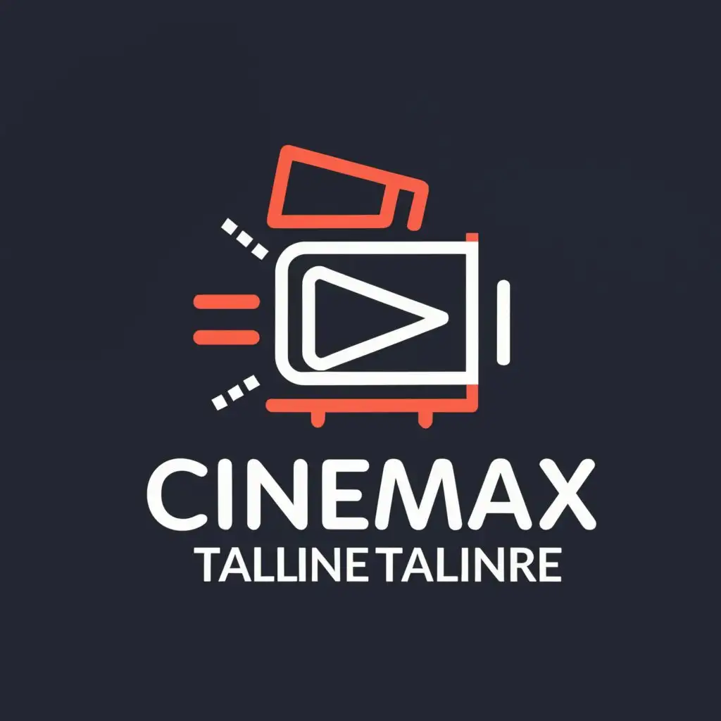 a logo design,with the text "CINEMAX", main symbol:video,Moderate,be used in Entertainment industry,clear background