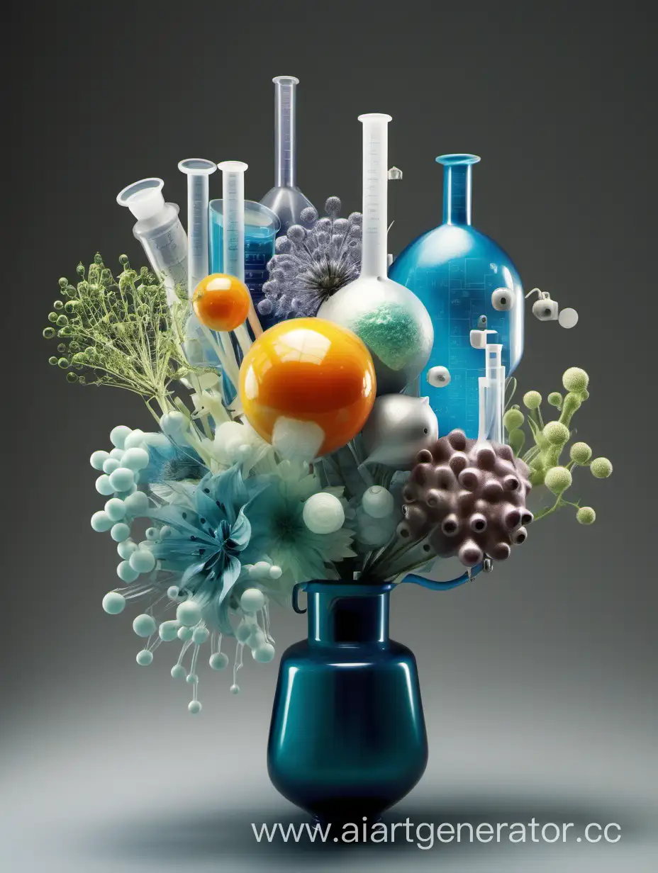 Chemical-Elements-Bouquet-Artistic-Arrangement-of-Laboratory-Glassware-and-Elements