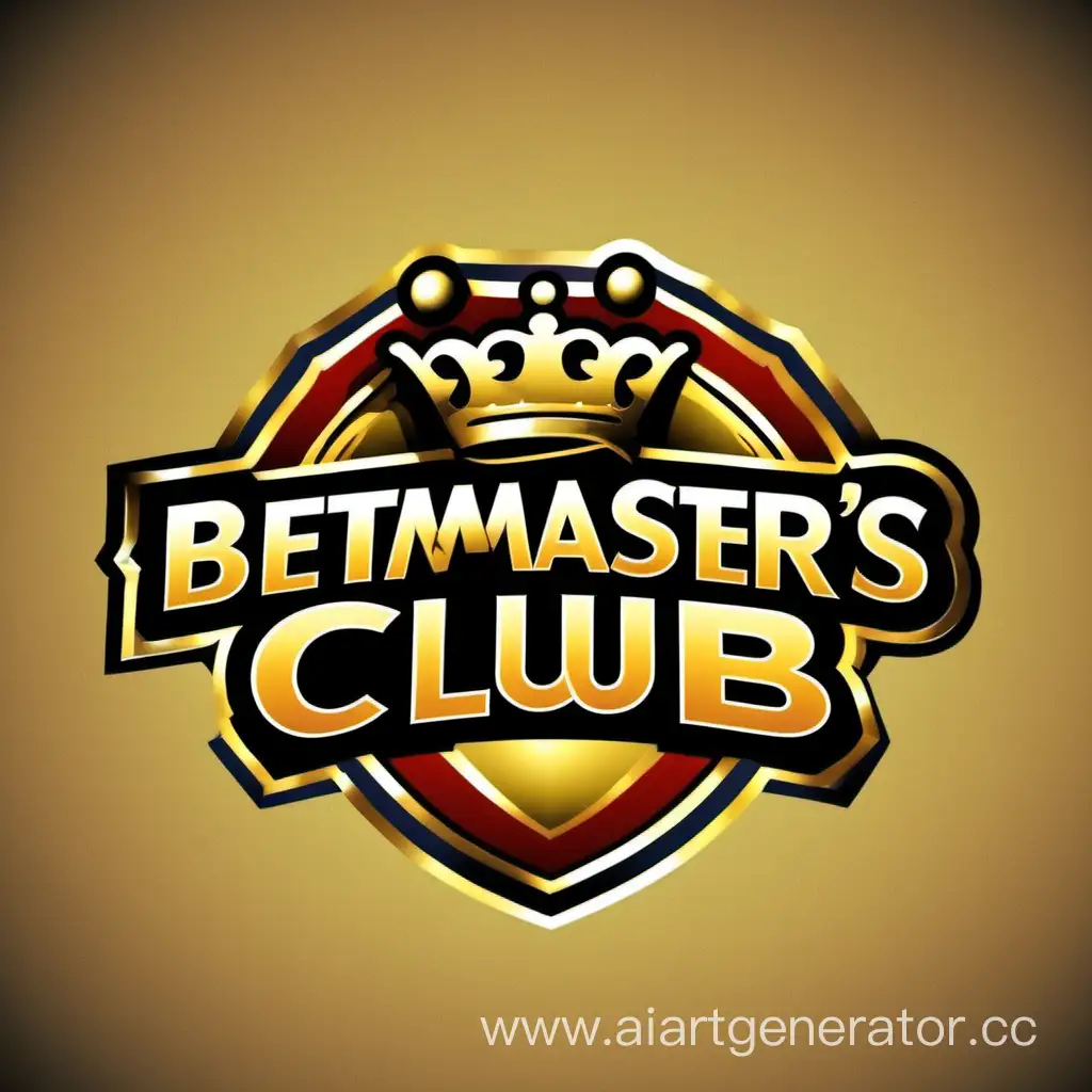 Создать Логотип по ставкам с названием "BetMaster's Club"