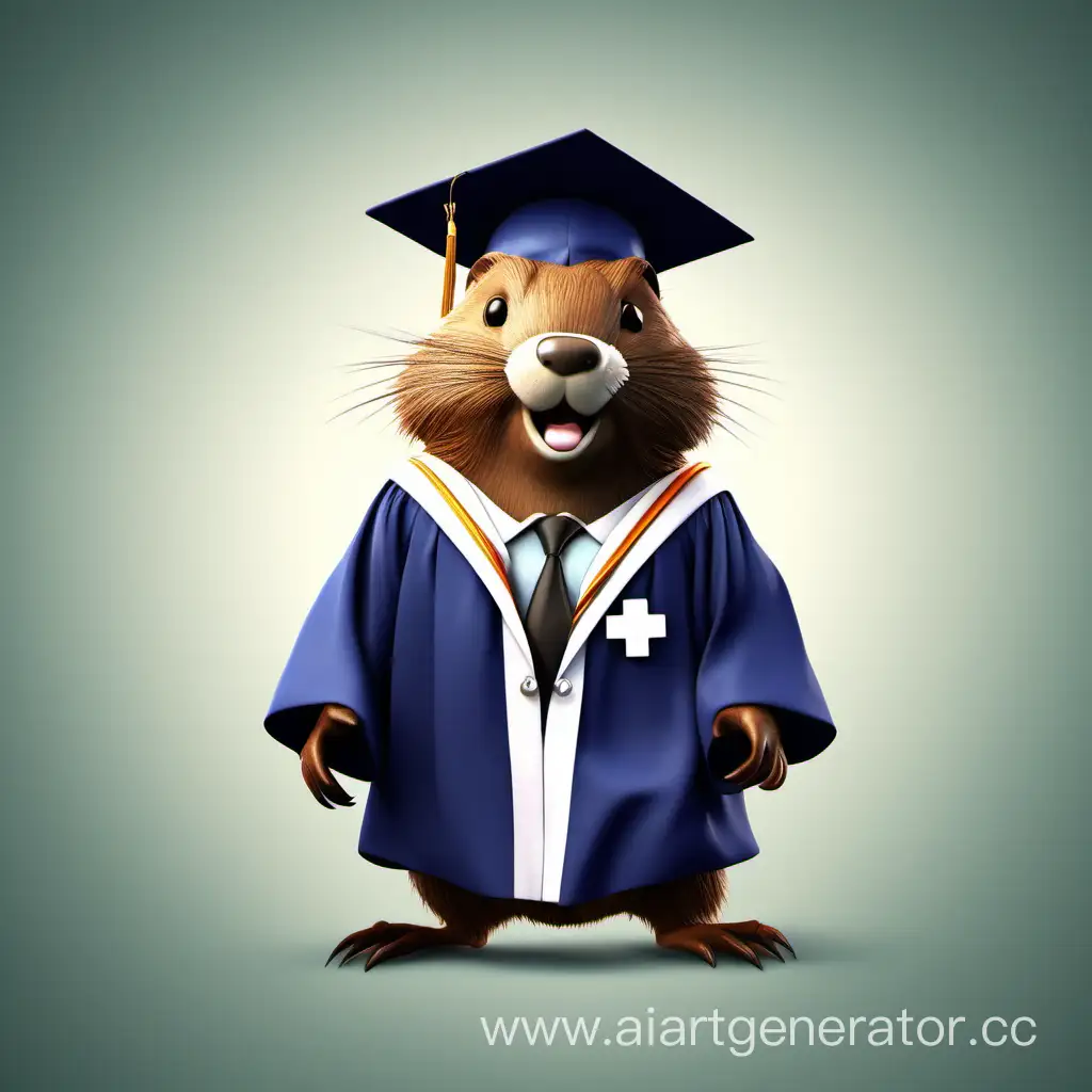 Beaver-Graduating-from-Medical-University