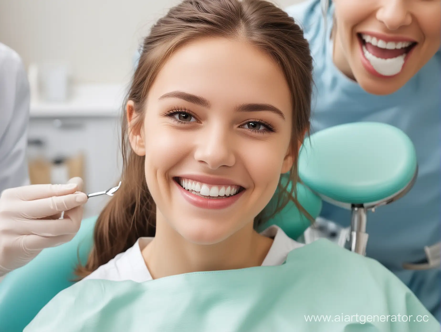 Smiling-Girl-at-Dentists-Office