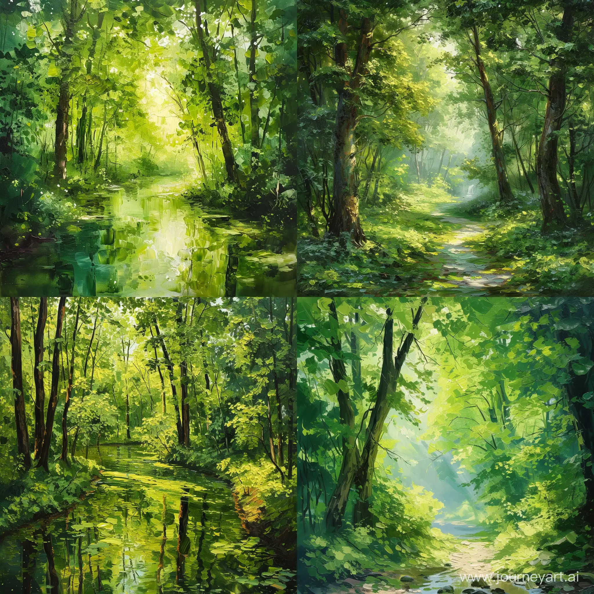 Enigmatic-Forest-Vibrant-Summer-Landscape-with-Rivers-and-Trees