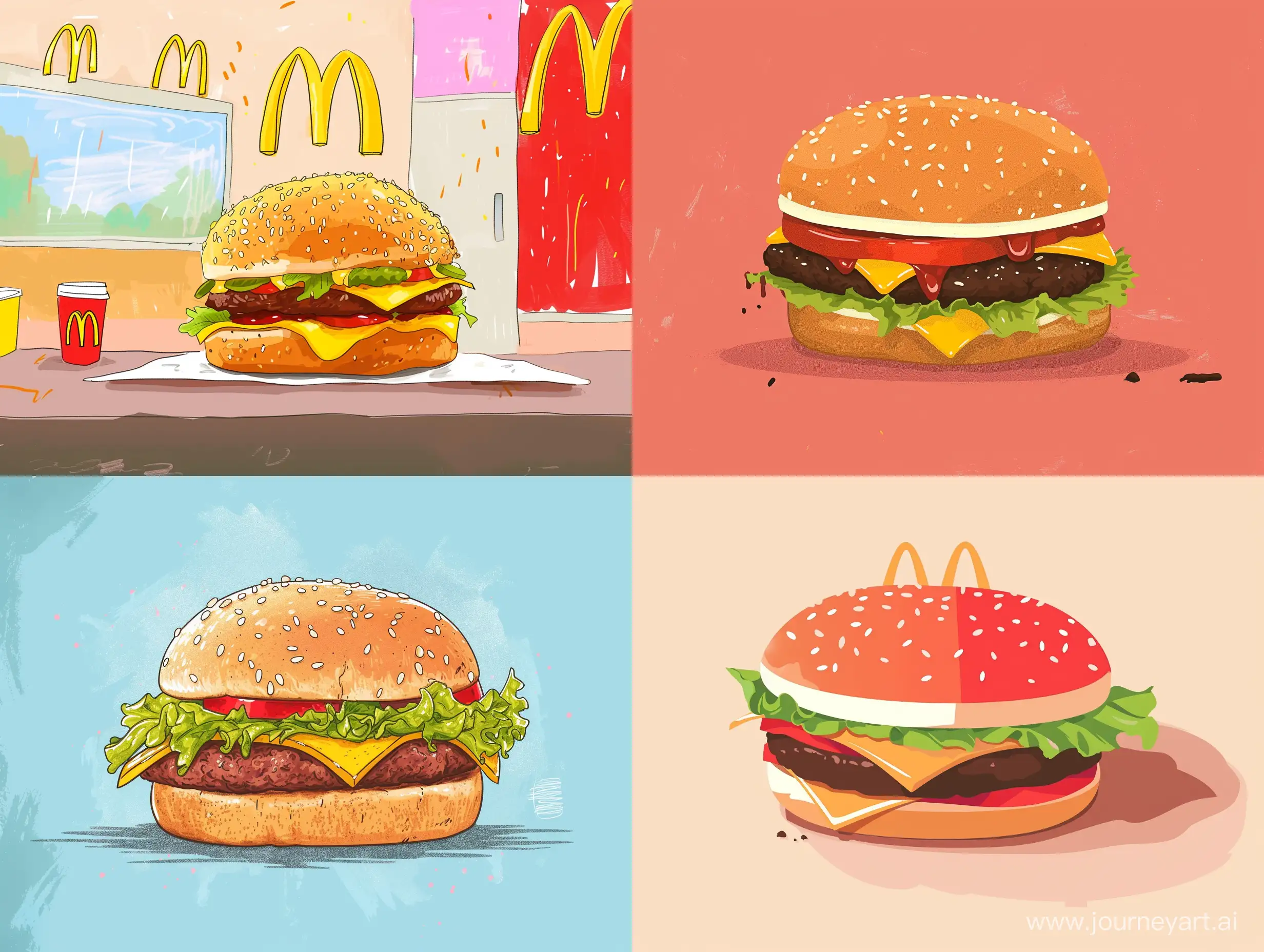 McDonalds meme, illustration