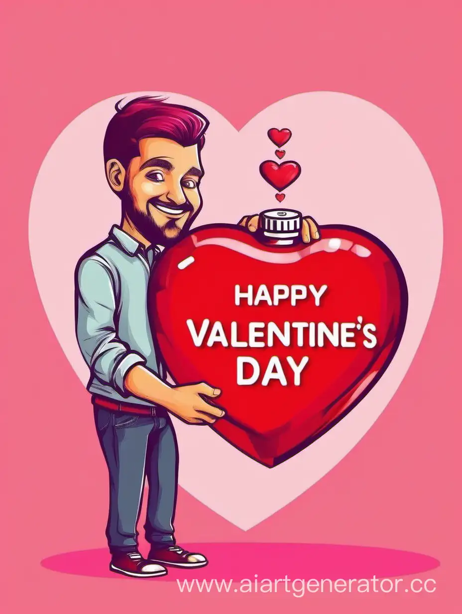 Techies-Romantic-Gesture-Programmer-Celebrates-Valentines-Day-with-Oil-and-Gas-Bottle