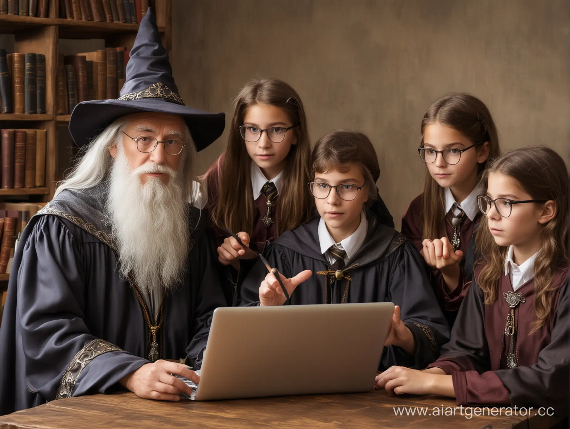 маг учит юных волшебников делать сайты