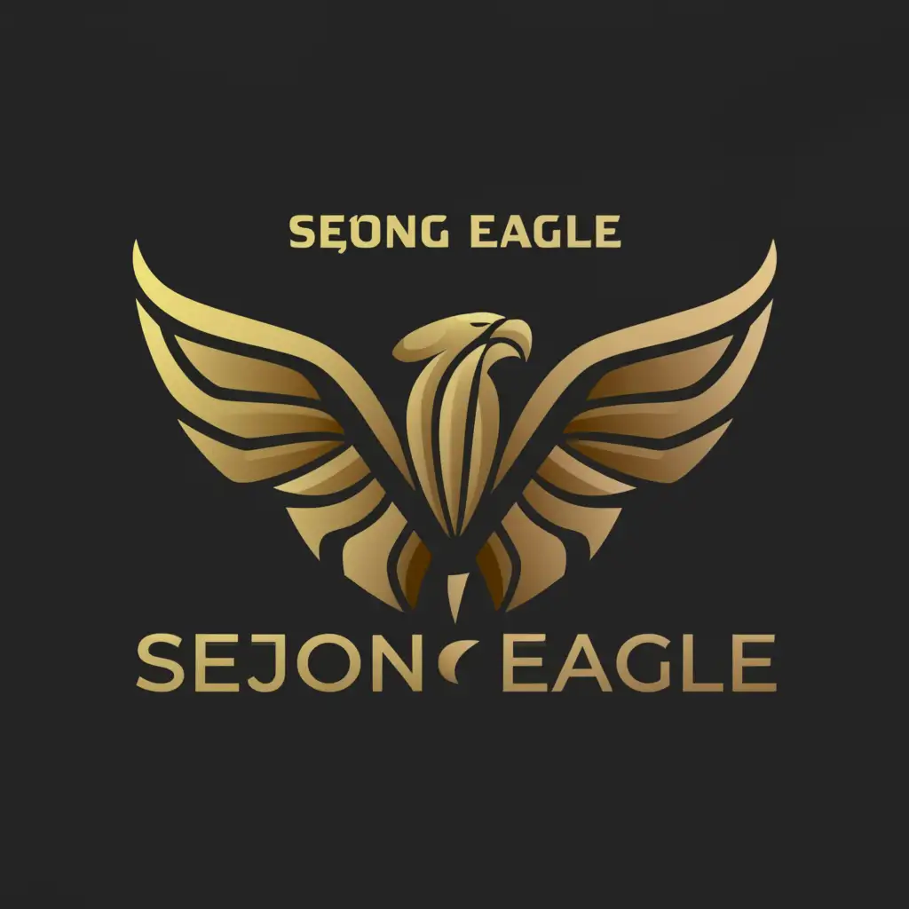 a logo design,with the text "SEJONG EAGLE", main symbol:EAGLE,complex,be used in Events industry,clear background