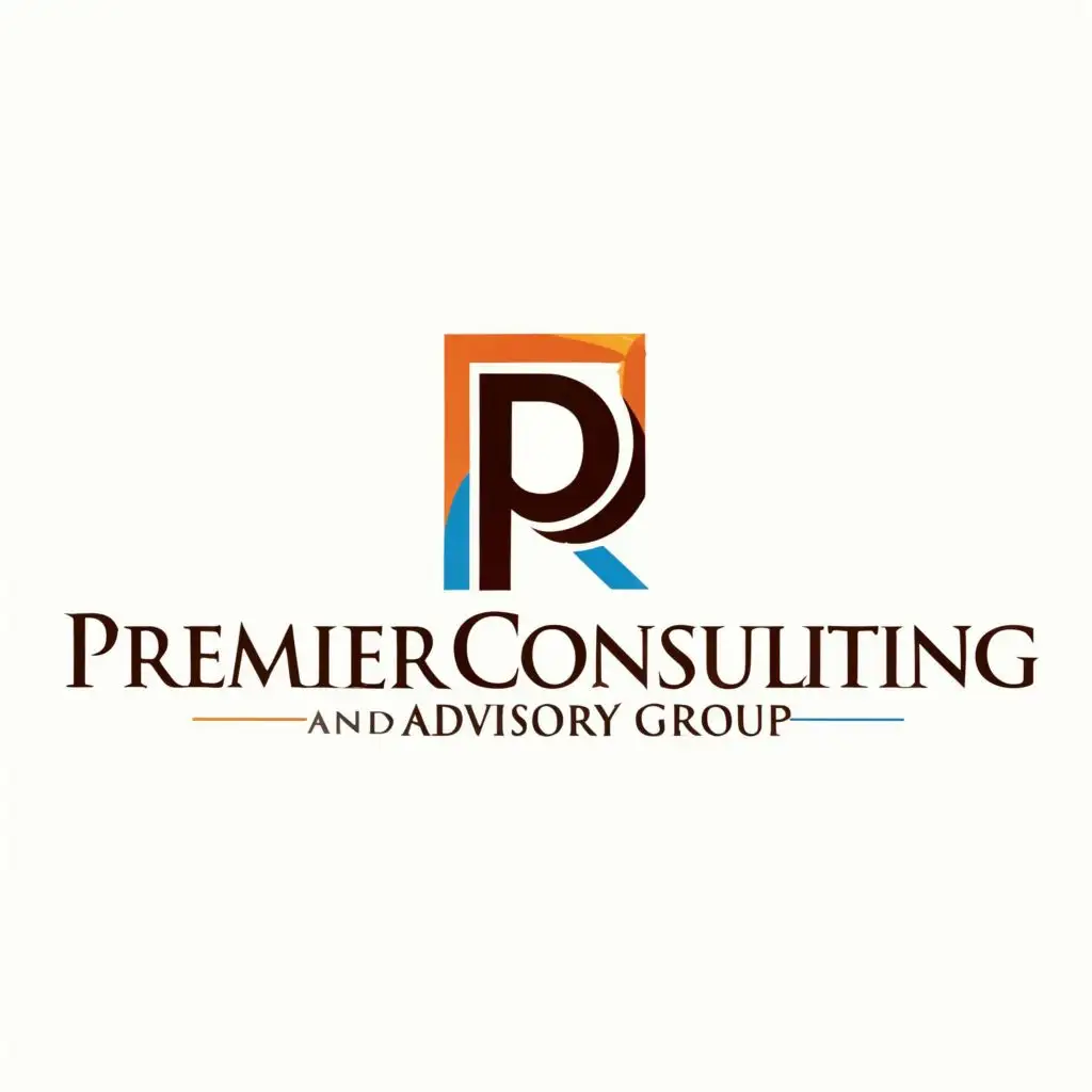 logo, Marketing, with the text "Premier Consulting and Advisory Group", typography, be used in Legal industry