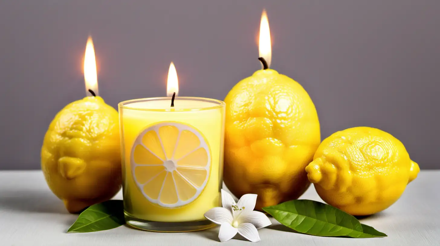 Refreshing Lemon Scented Candles for a Tranquil Ambiance