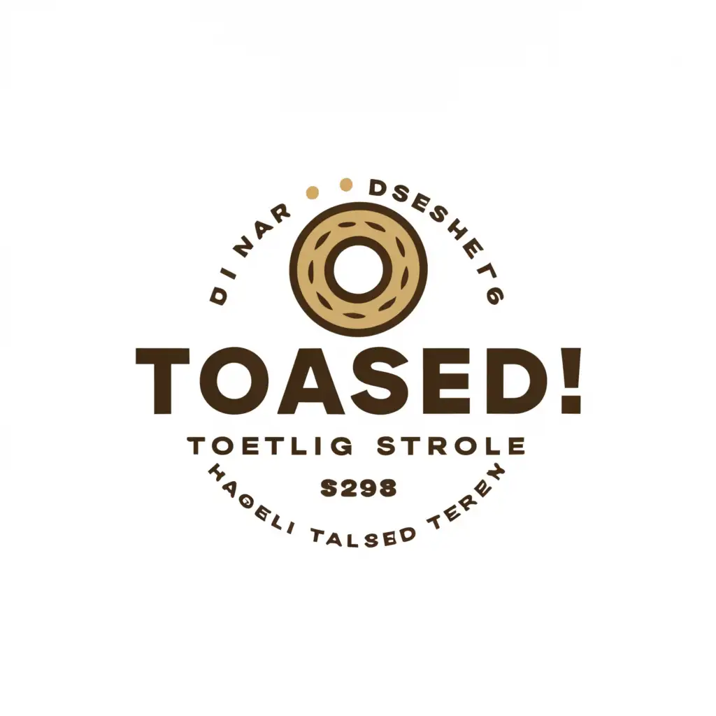 LOGO-Design-For-Toasted-BagelThemed-Logo-for-Restaurant-Industry